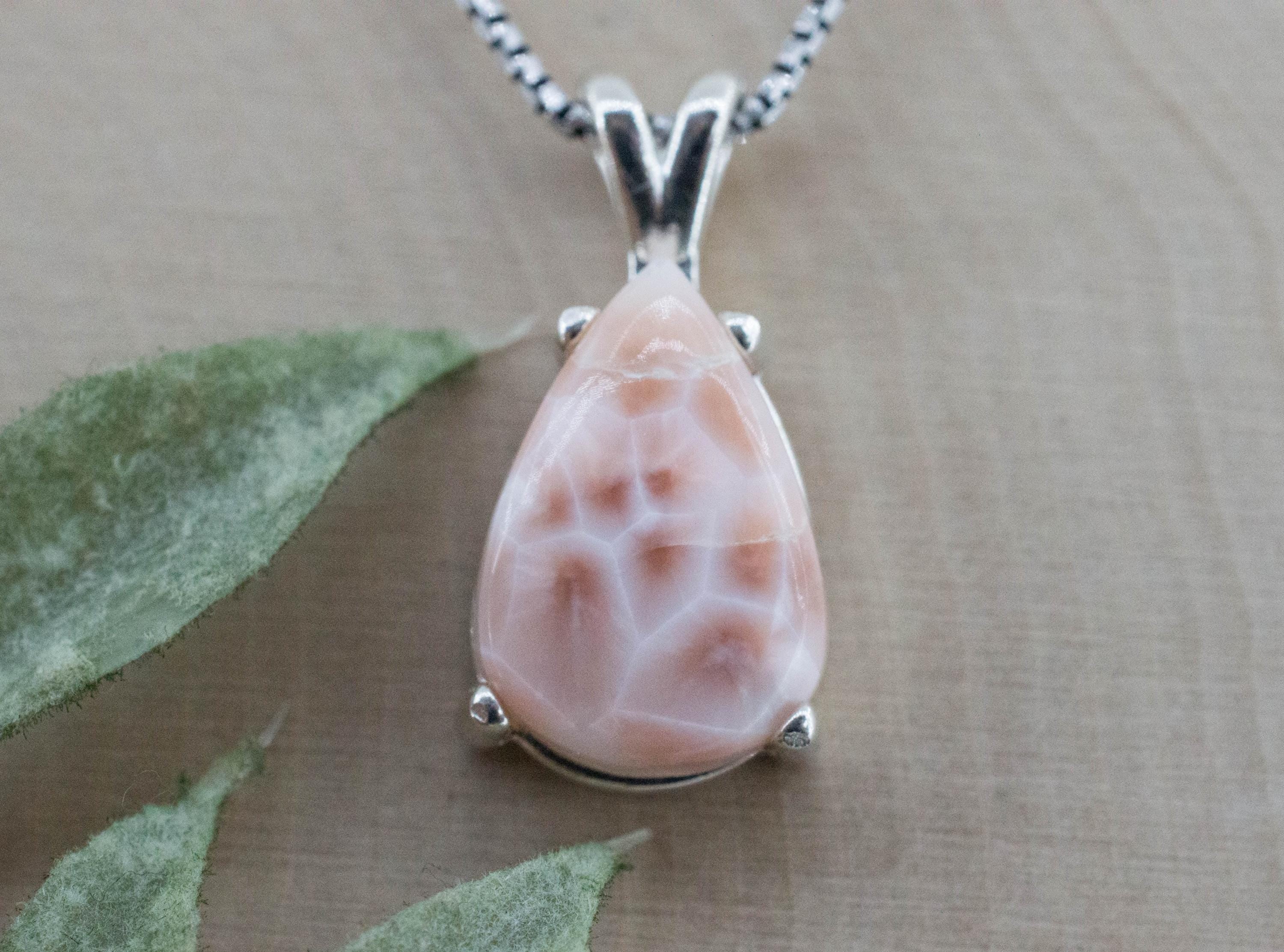 Thomsonite Pendant, Natural Untreated Michigan Thomsonite, 7.385cts