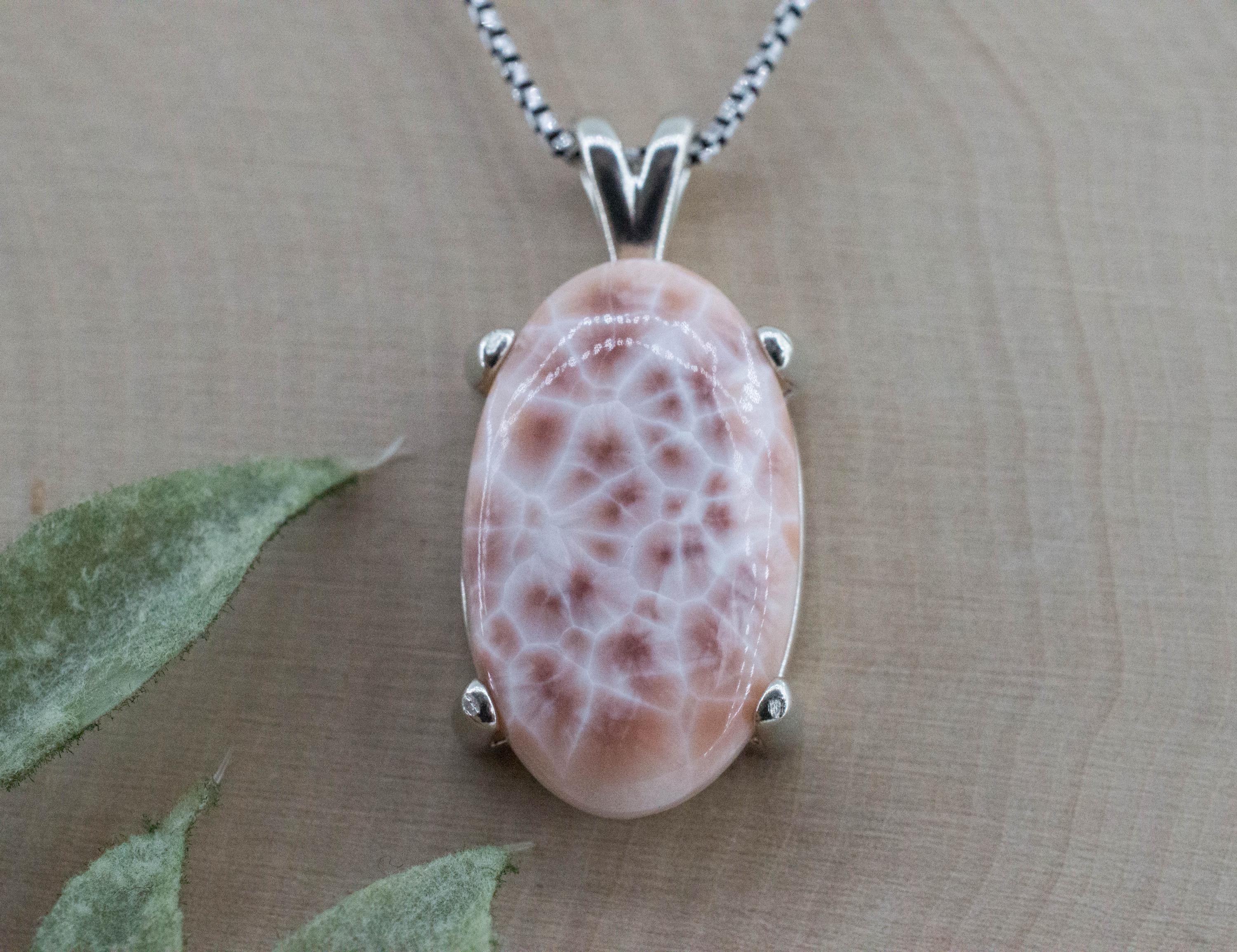 Thomsonite Pendant, Natural Untreated Michigan Thomsonite, 16.335cts