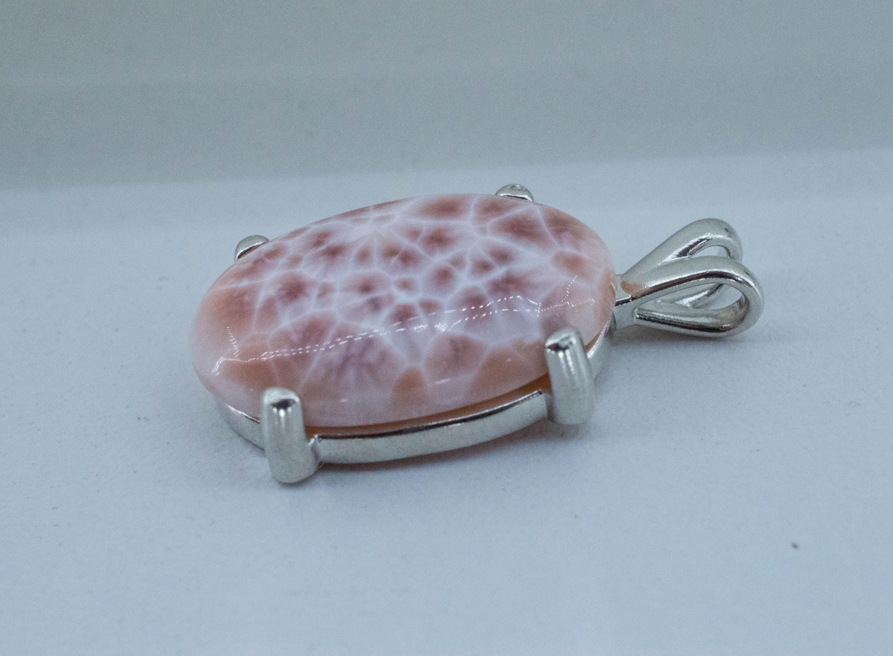 Thomsonite Pendant, Natural Untreated Michigan Thomsonite, 16.335cts