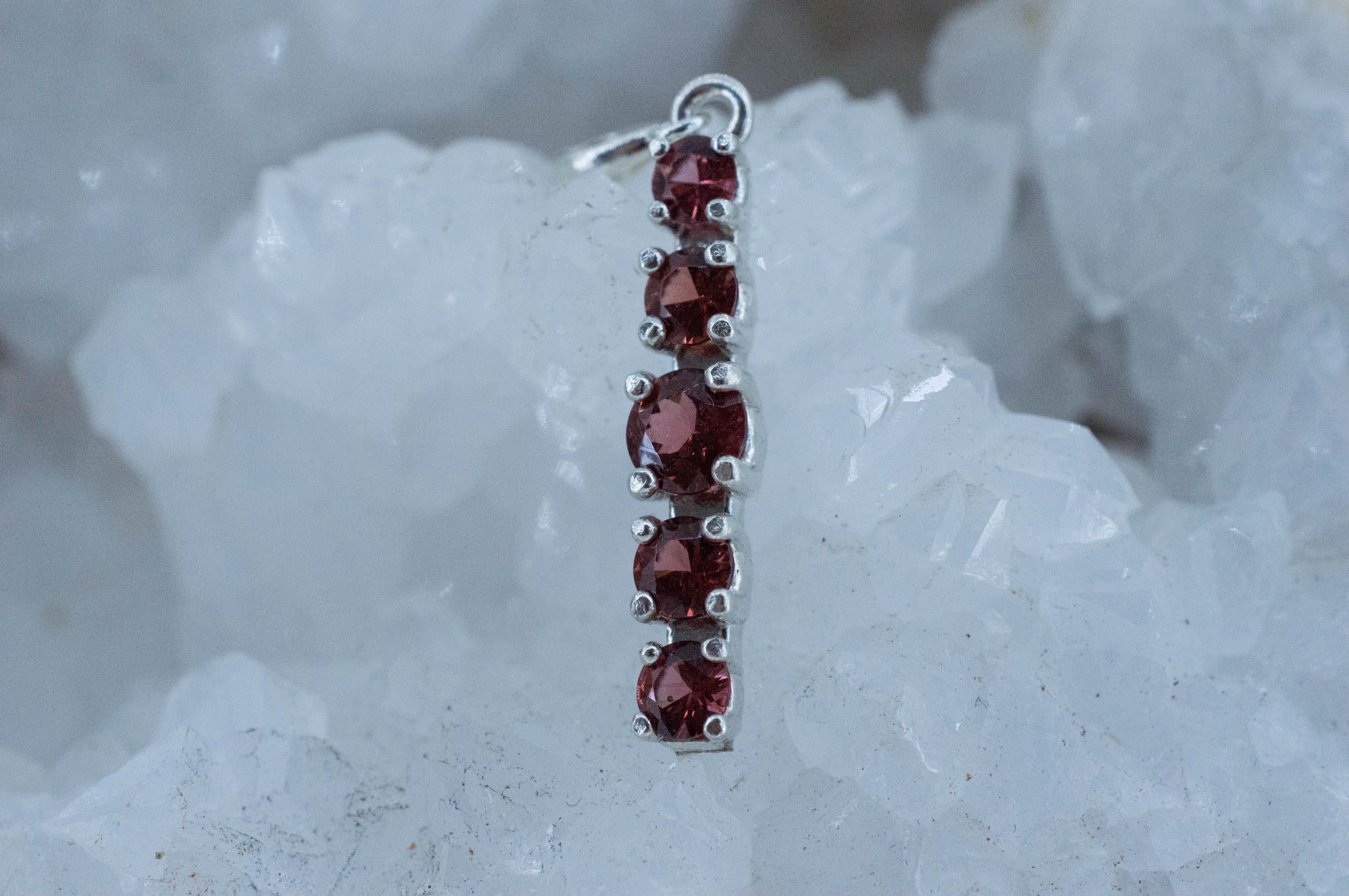Rhodolite Garnet Pendant; Natural Untreated North Carolina Garnet; 1.530cts - Mark Oliver Gems
