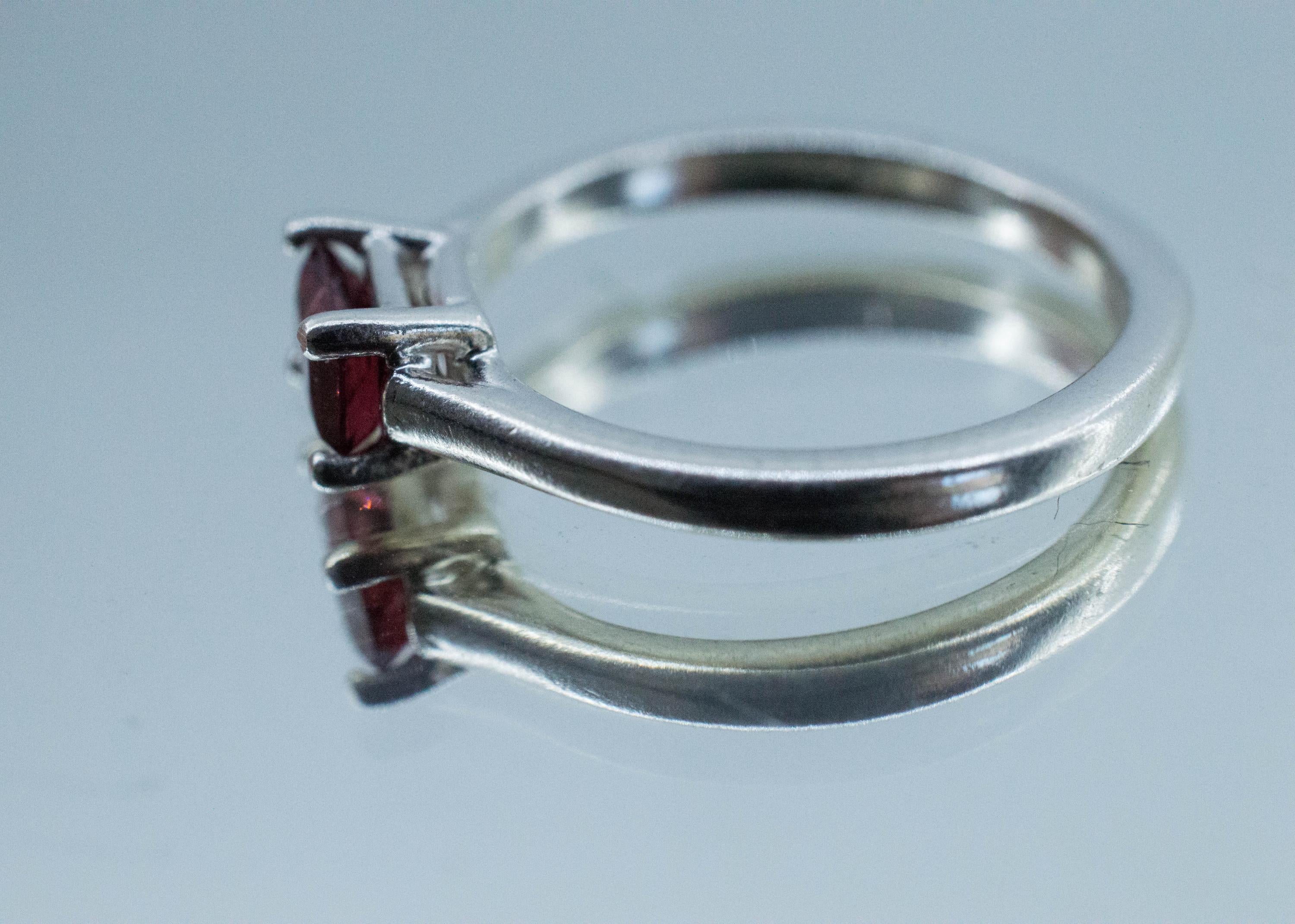 Rhodolite Garnet Ring; Natural Untreated North Carolina Garnet; 0.670cts - Mark Oliver Gems