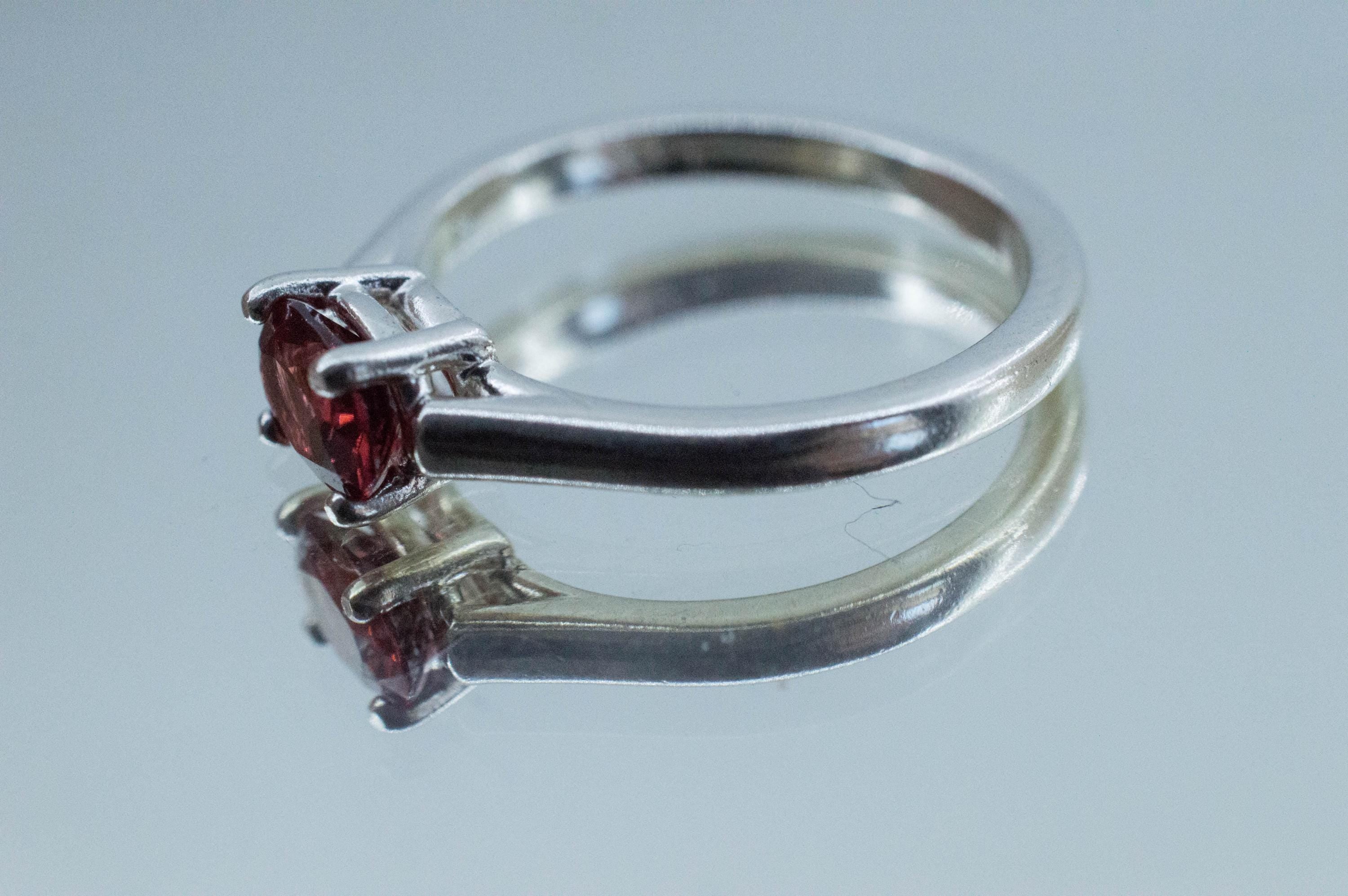 Rhodolite Garnet Ring; Natural Untreated North Carolina Garnet; 0.915cts - Mark Oliver Gems