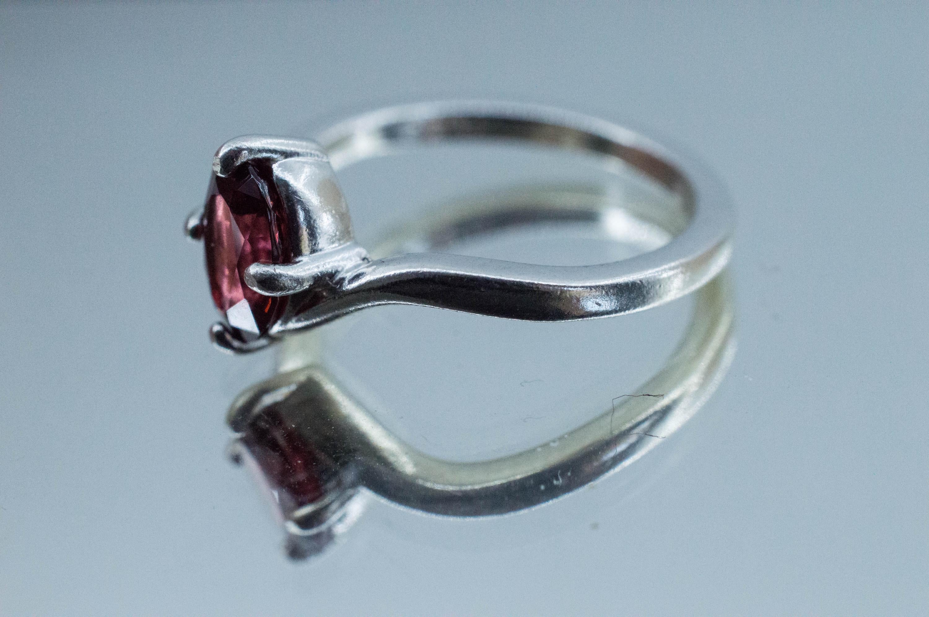 Rhodolite Garnet Ring; Natural Untreated North Carolina Garnet; 1.455cts - Mark Oliver Gems