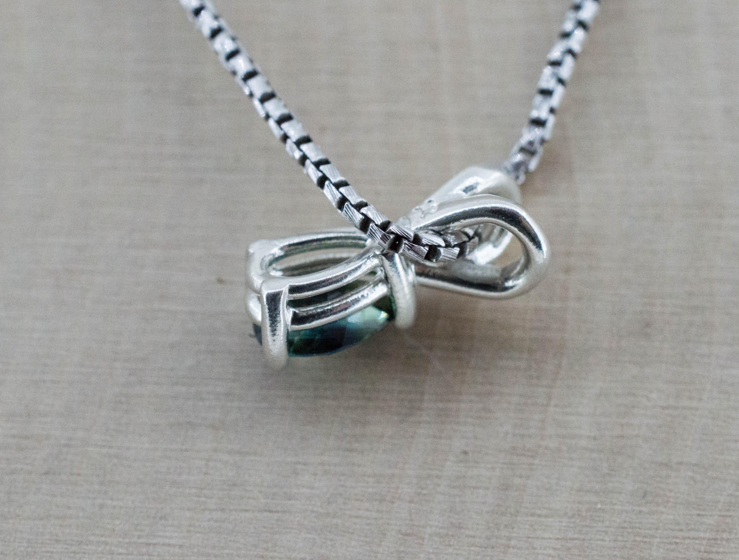 Biashara Sapphire Pendant; Natural Untreated Kenya Sapphire; 0.920cts