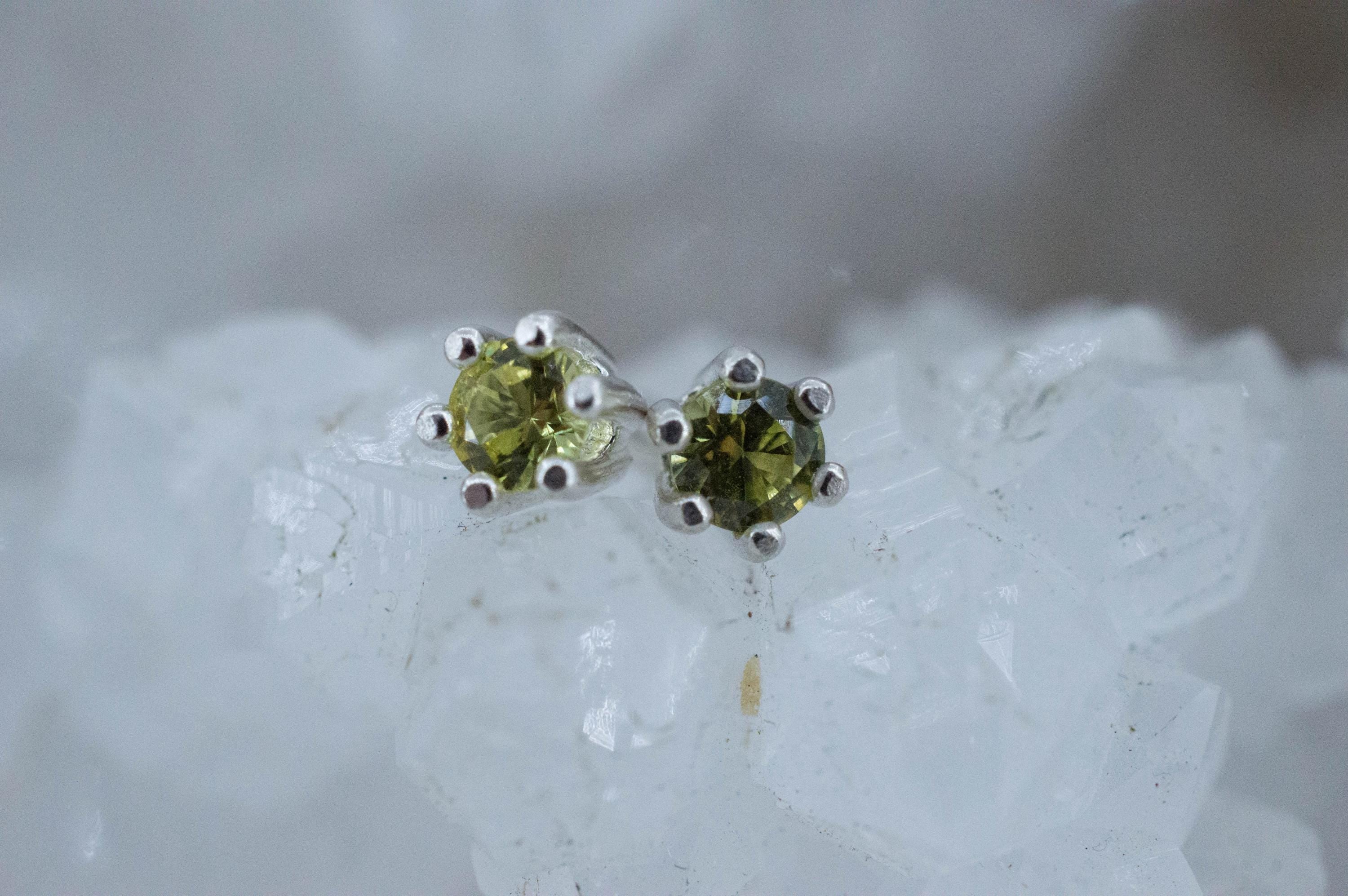 Biashara Sapphire Earrings, Natural Untreated Kenya Sapphire; 0.350cts - Mark Oliver Gems