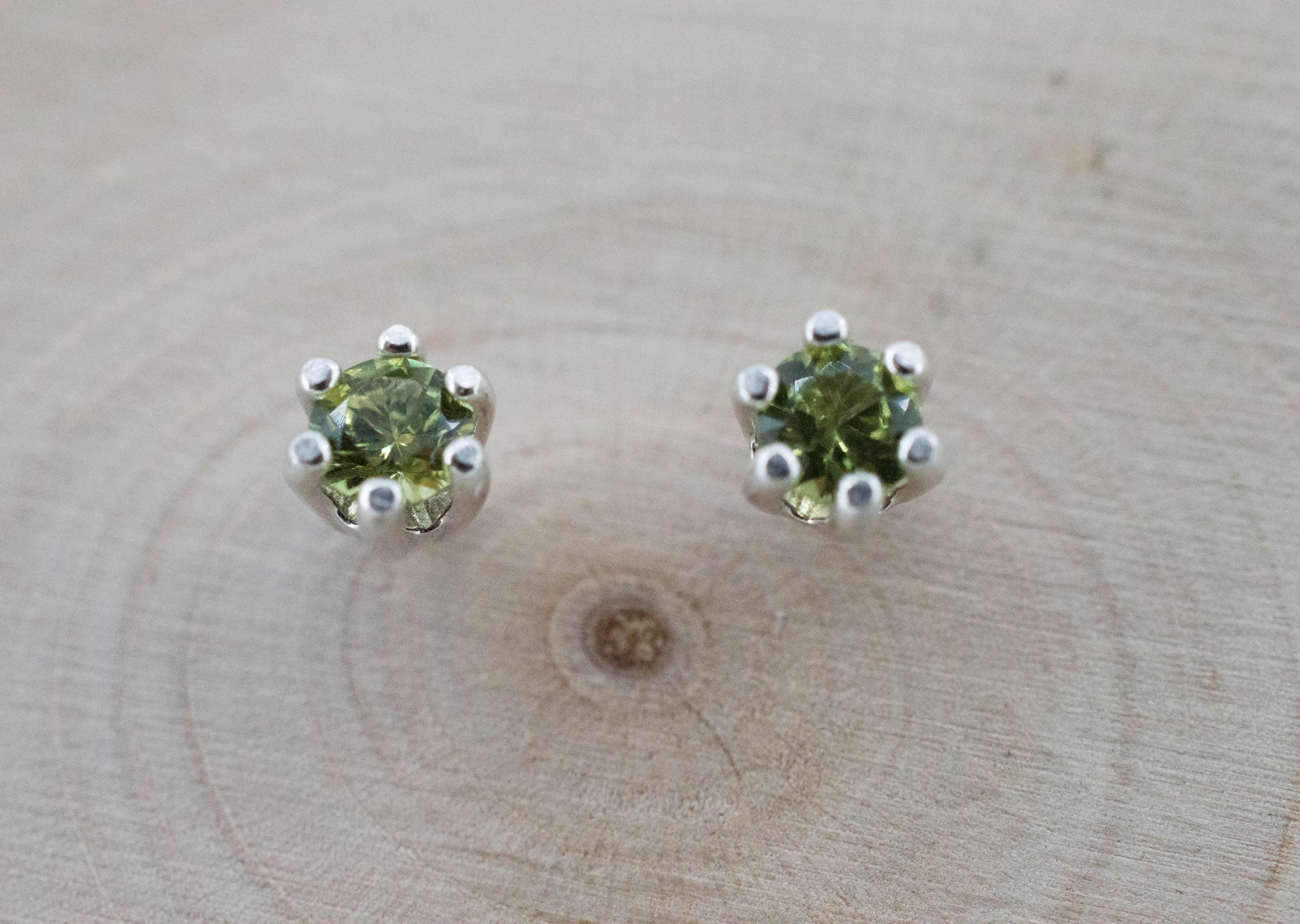 Biashara Sapphire Earrings, Natural Untreated Kenya Sapphire; 0.455cts - Mark Oliver Gems