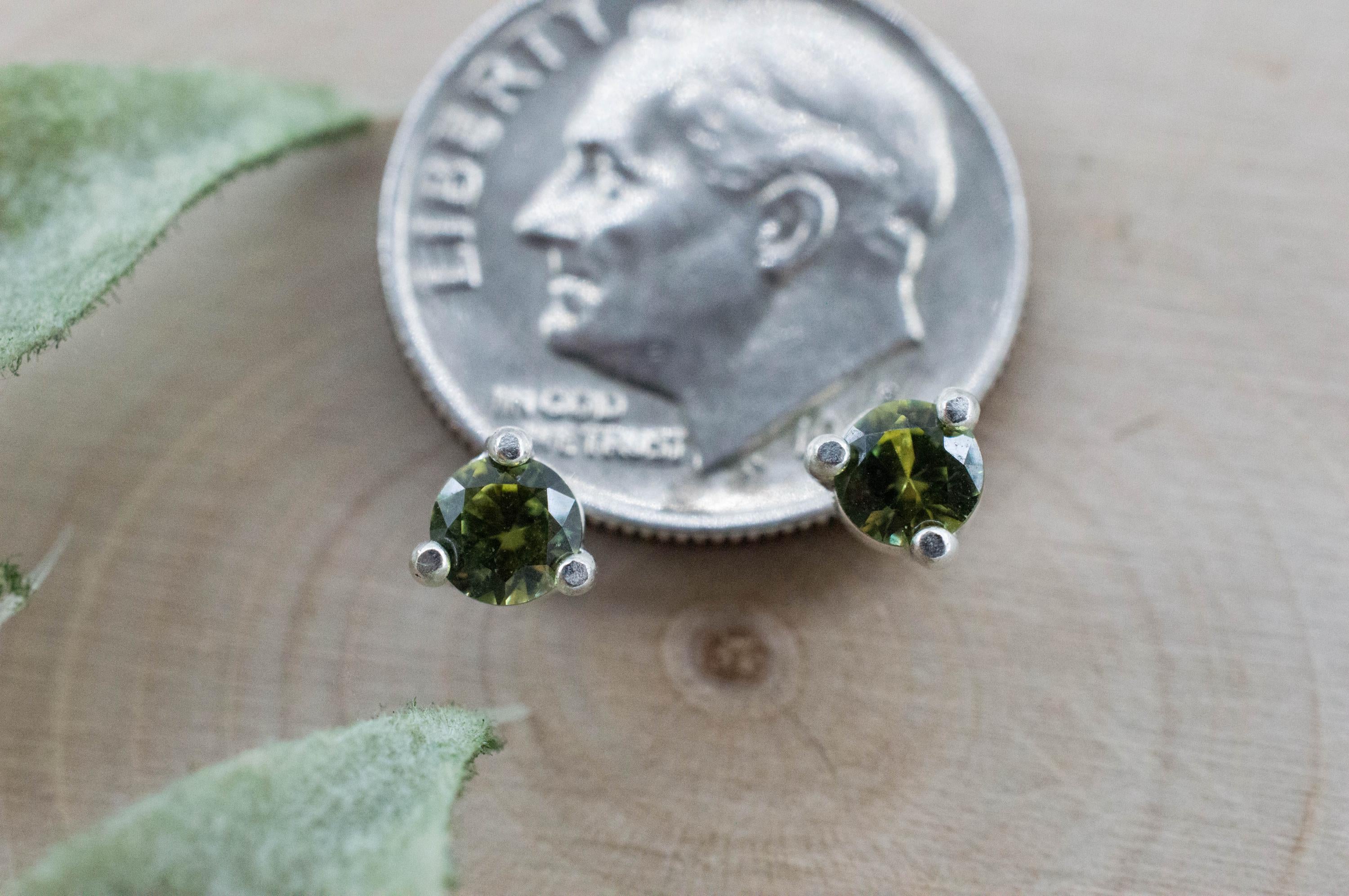 Biashara Sapphire Earrings, Natural Untreated Kenya Sapphire; 0.510cts - Mark Oliver Gems