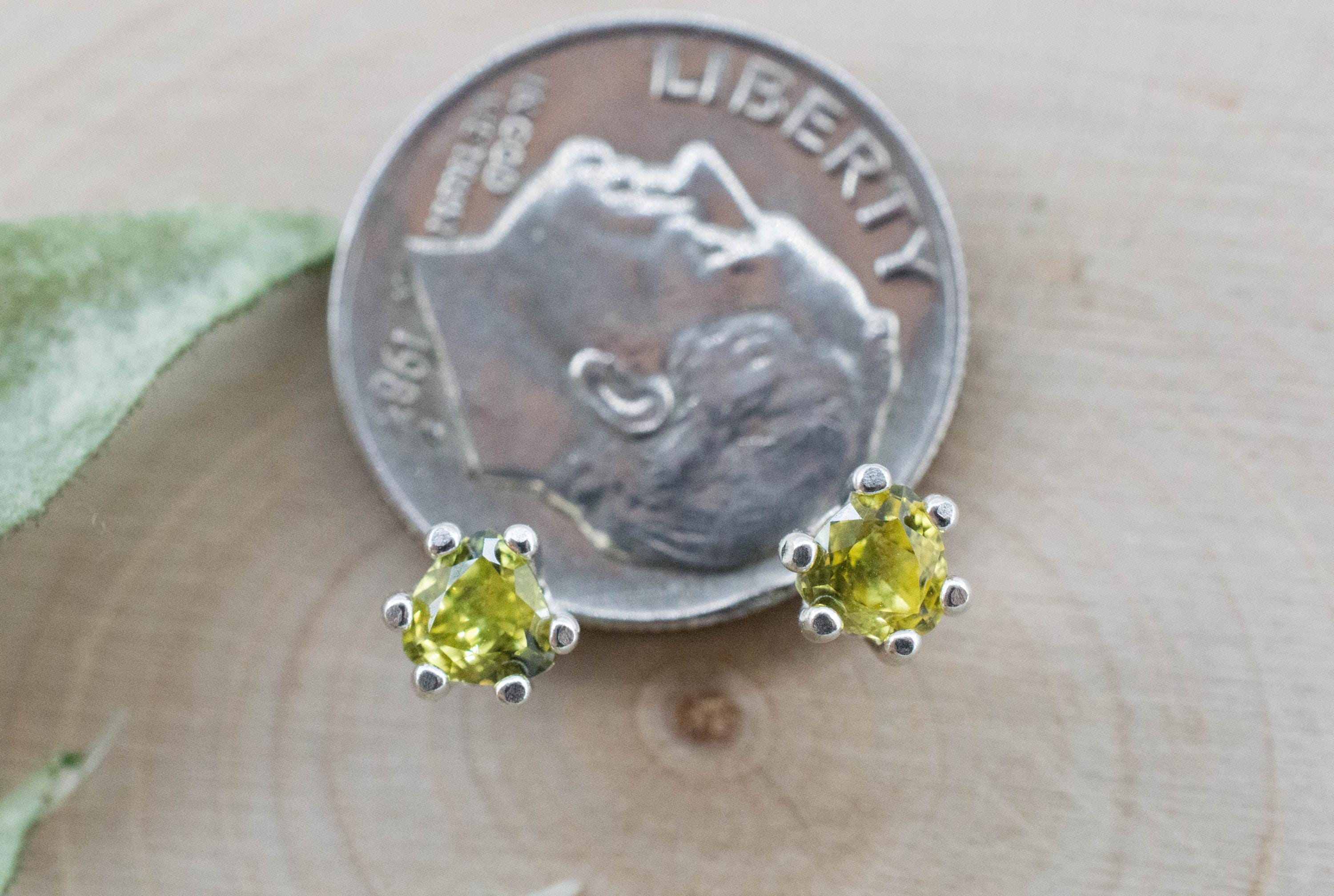 Biashara Sapphire Earrings, Natural Untreated Kenya Sapphire; 0.590cts - Mark Oliver Gems