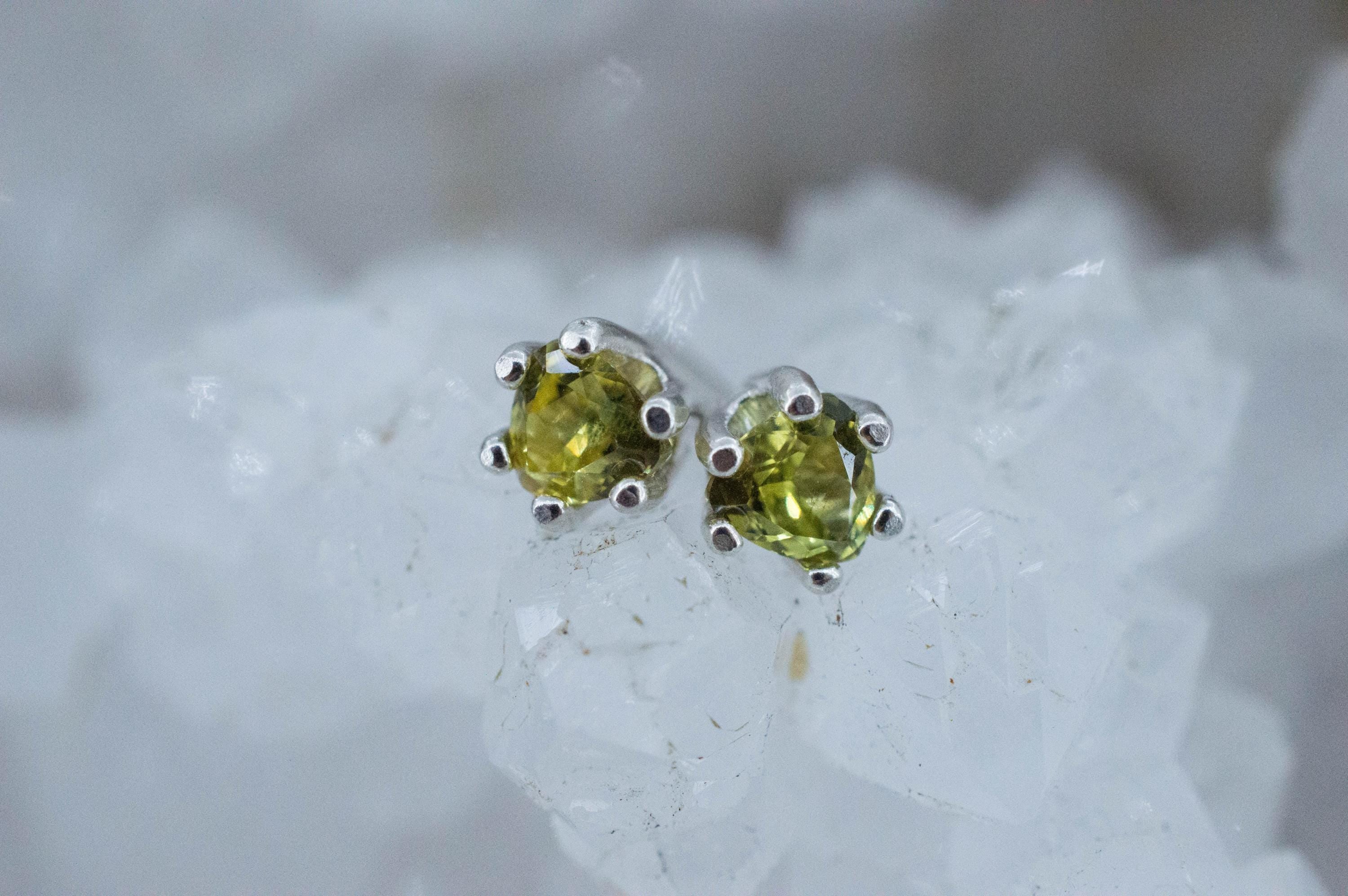 Biashara Sapphire Earrings, Natural Untreated Kenya Sapphire; 0.590cts - Mark Oliver Gems