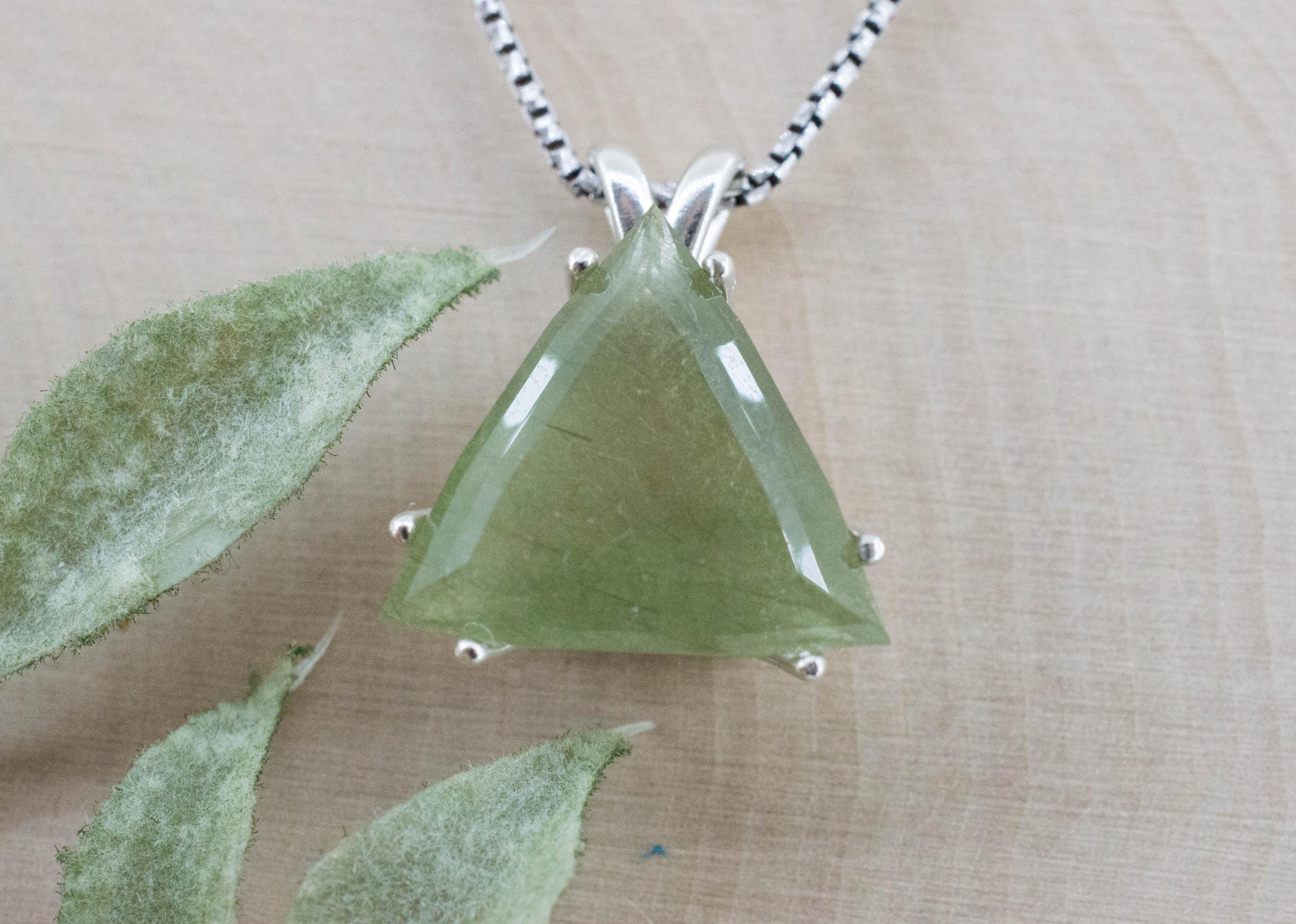 Byssolite Quartz Pendant, Natural Untreated Tanzania Included Quartz; 12.915cts