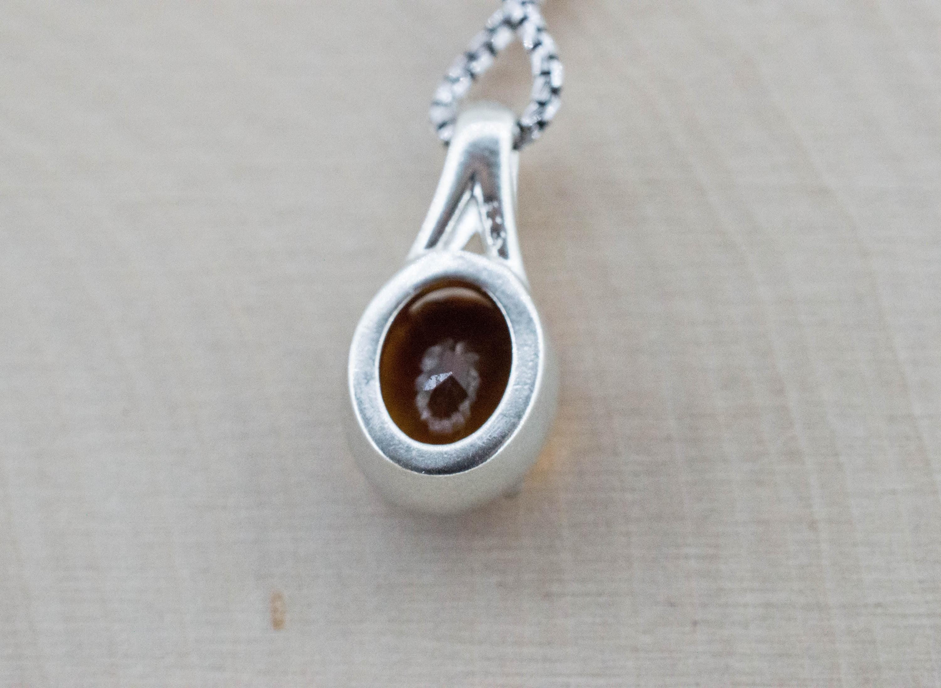 Madeira Citrine Pendant; Natural Untreated Brazil Citrine; 2.435cts - Mark Oliver Gems