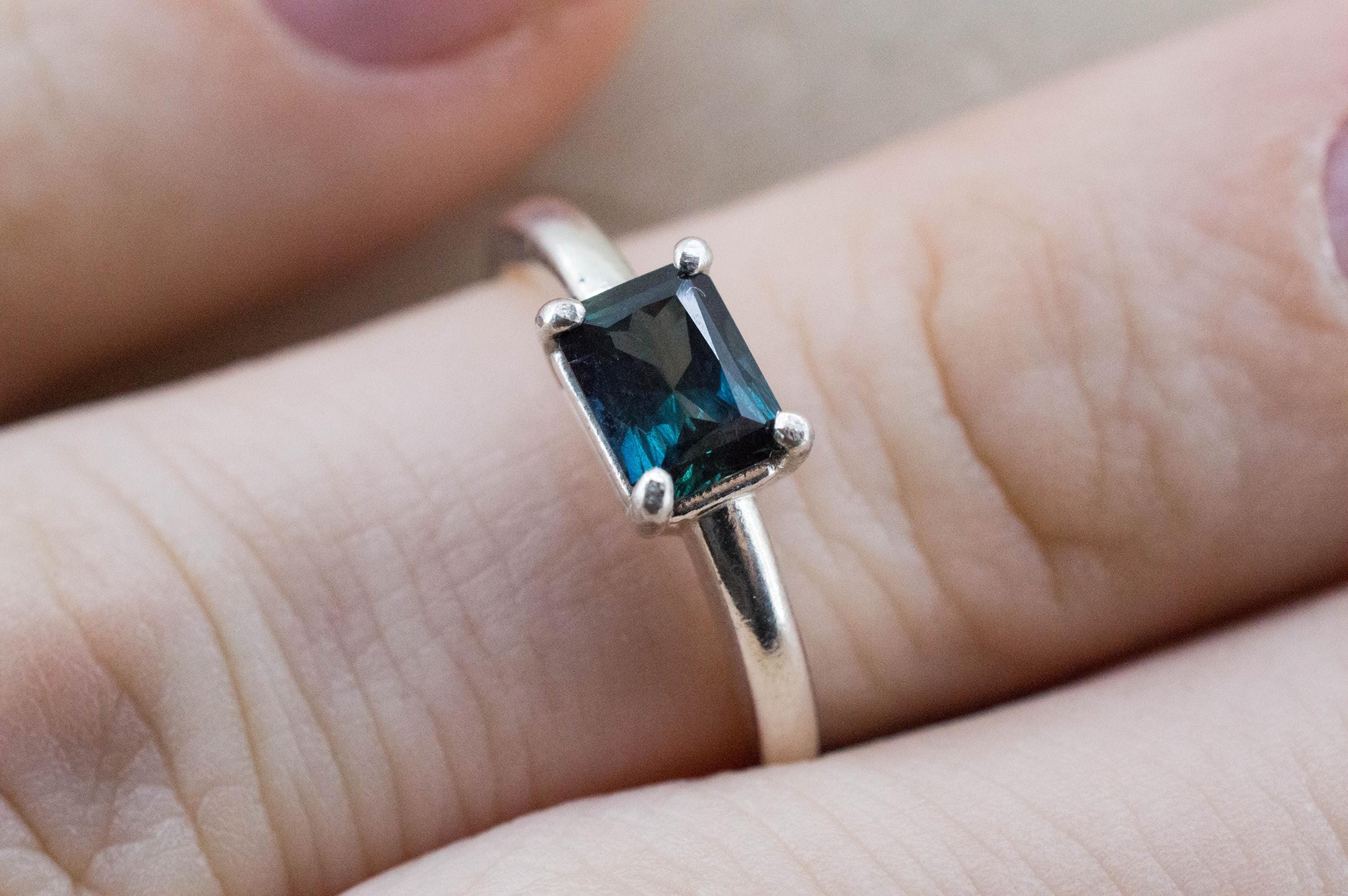 Biashara Sapphire Ring, Natural Untreated Kenya Sapphire; 0.910cts