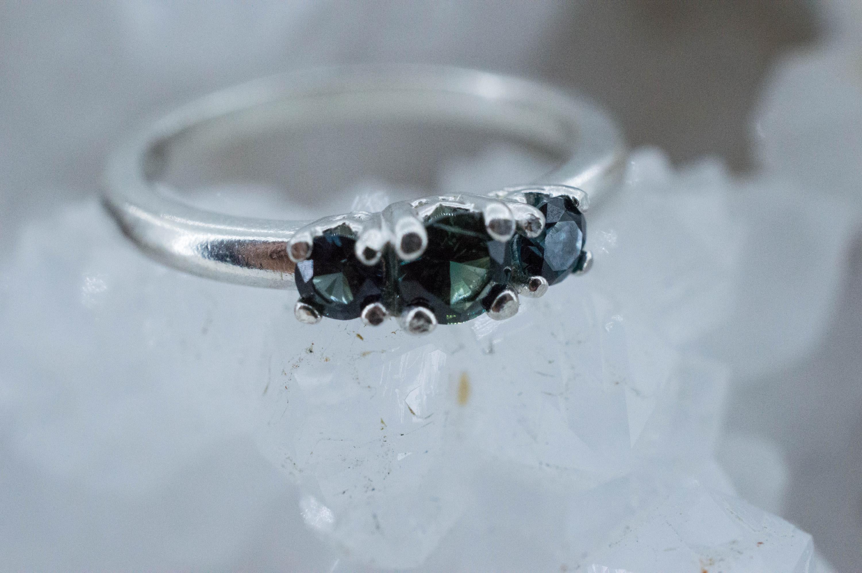 Biashara Sapphire Ring, Natural Untreated Kenya Sapphire; 0.570cts