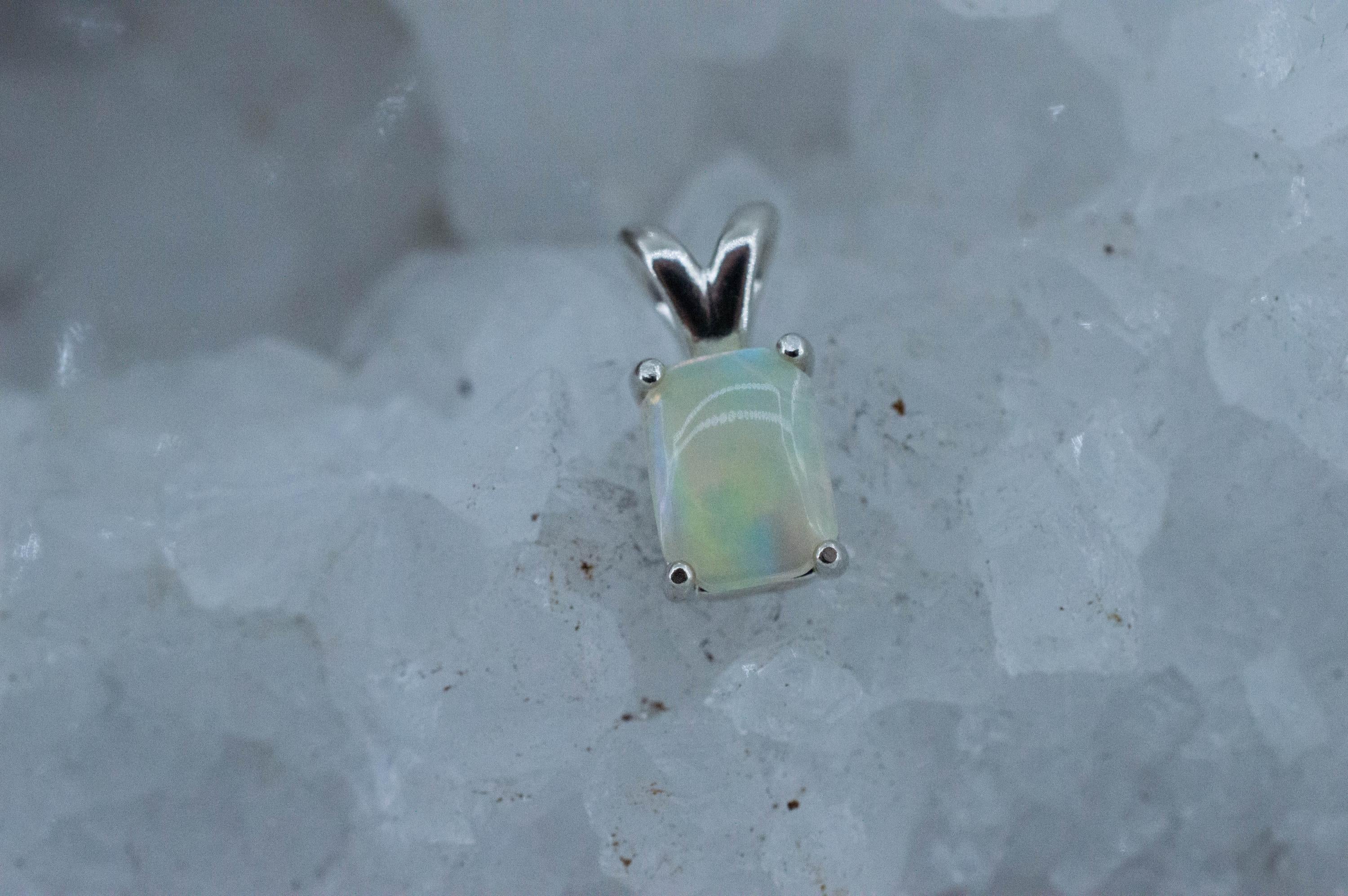 Opal Pendant, Natural Untreated Australian Opal; 0.810cts - Mark Oliver Gems
