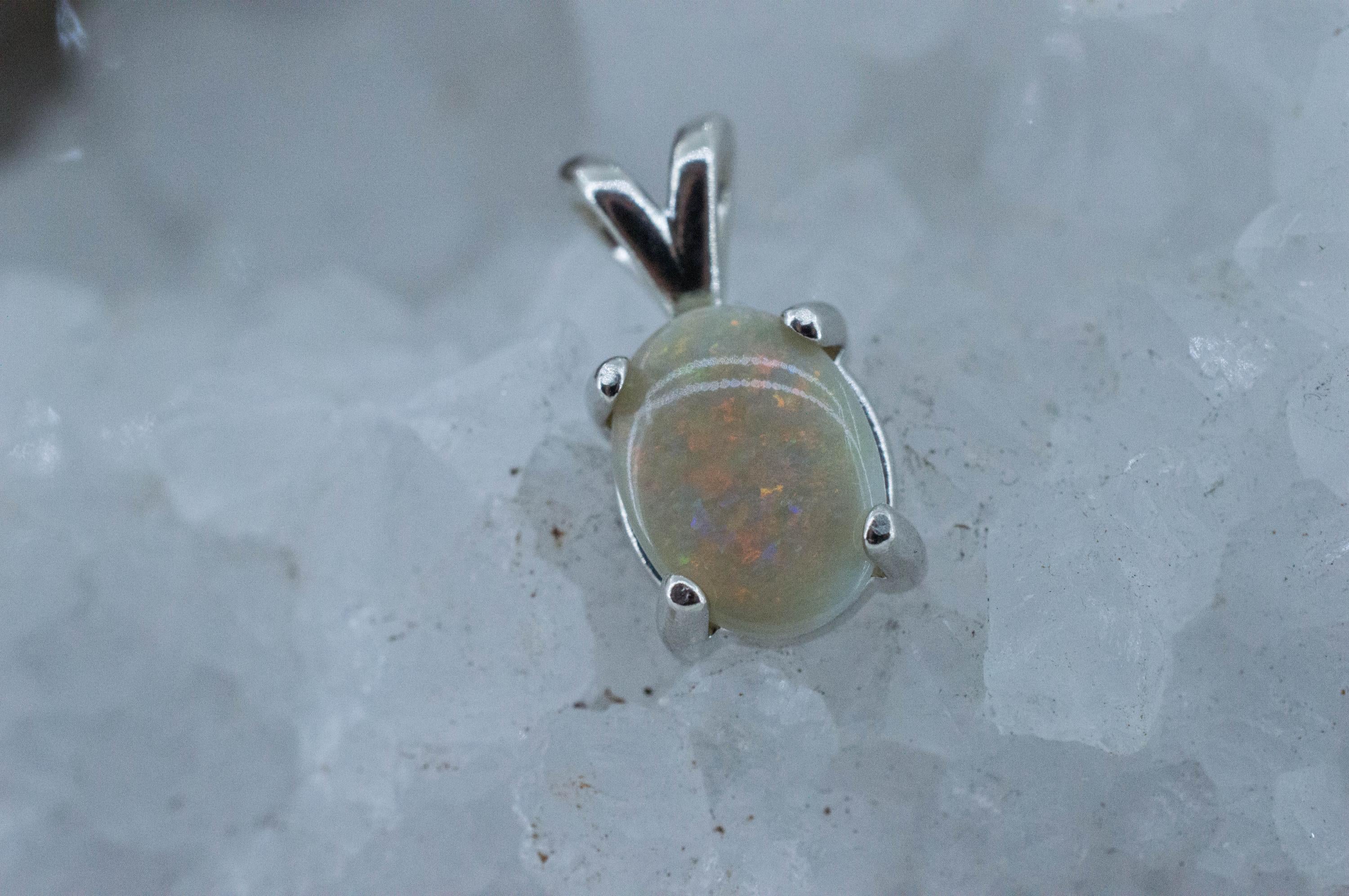 Opal Pendant, Natural Untreated Australian Opal; 1.620cts - Mark Oliver Gems