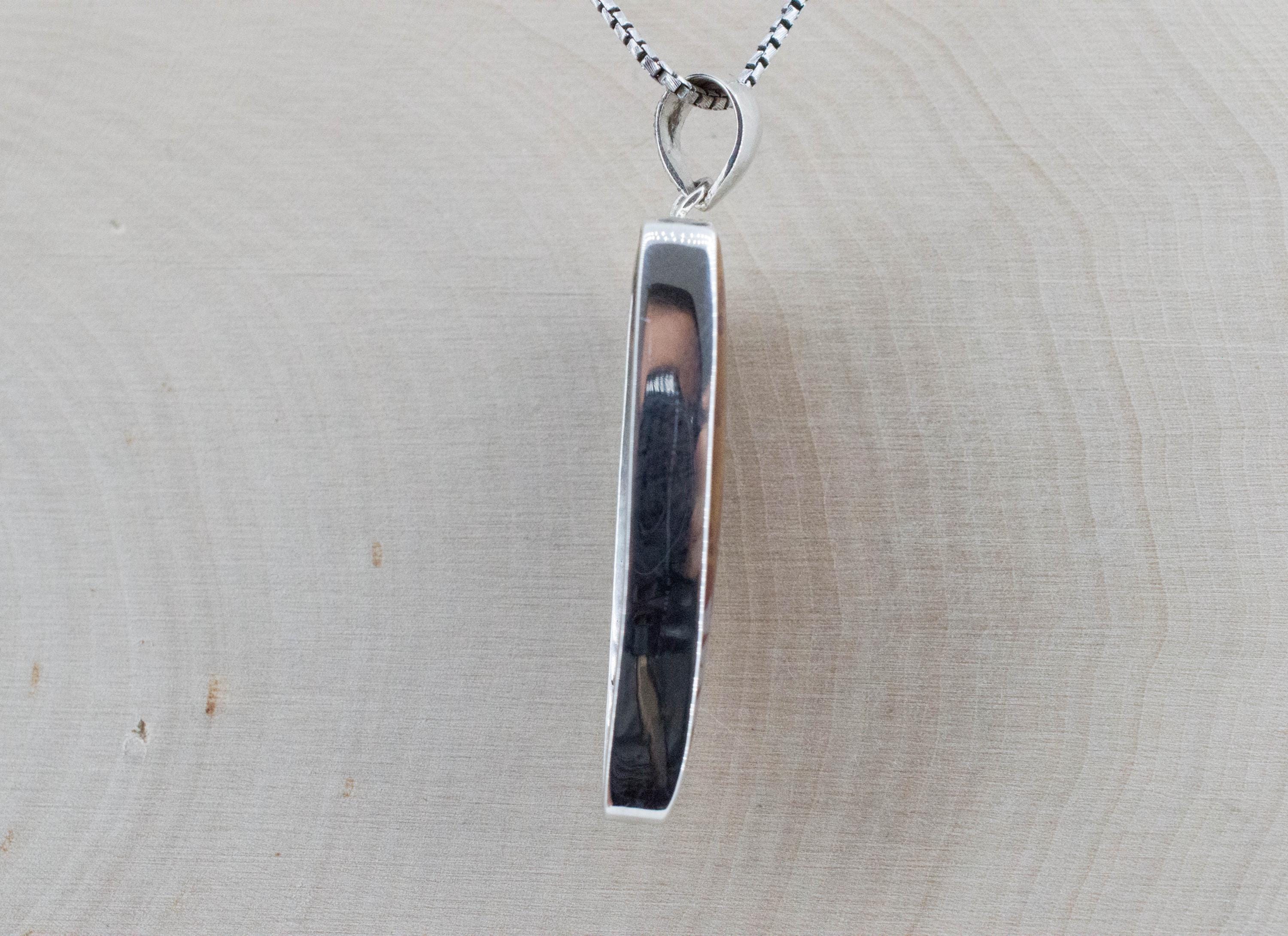 Noreena Jasper Pendant; Natural Untreated Australian Jasper - Mark Oliver Gems