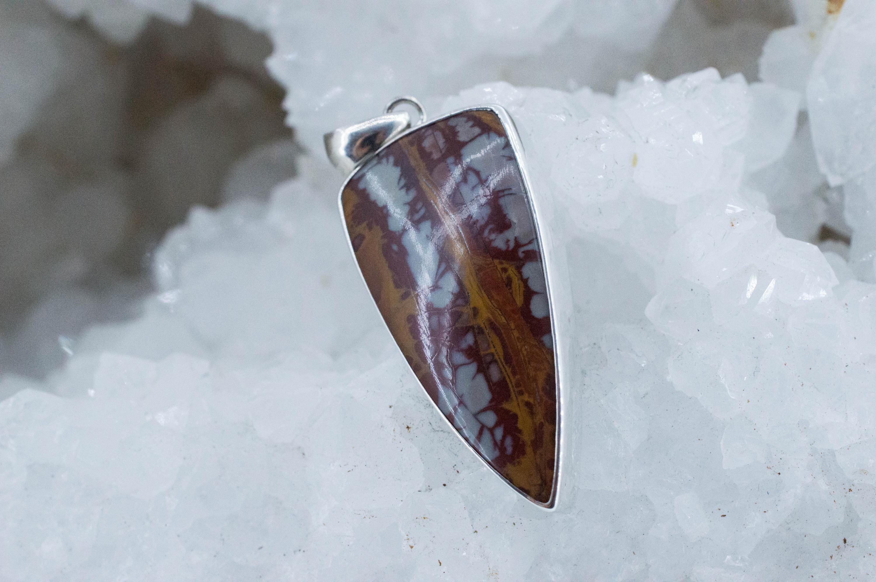 Noreena Jasper Pendant; Natural Untreated Australian Jasper - Mark Oliver Gems