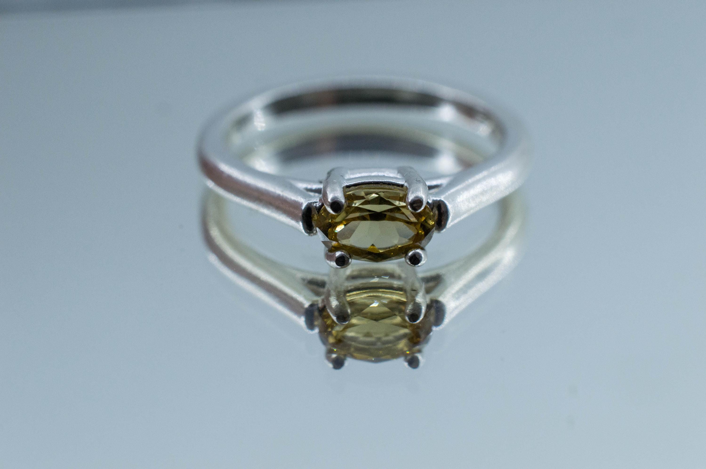 Grossular Garnet Ring, Natural Untreated Tanzania Garnet; 0.685cts - Mark Oliver Gems