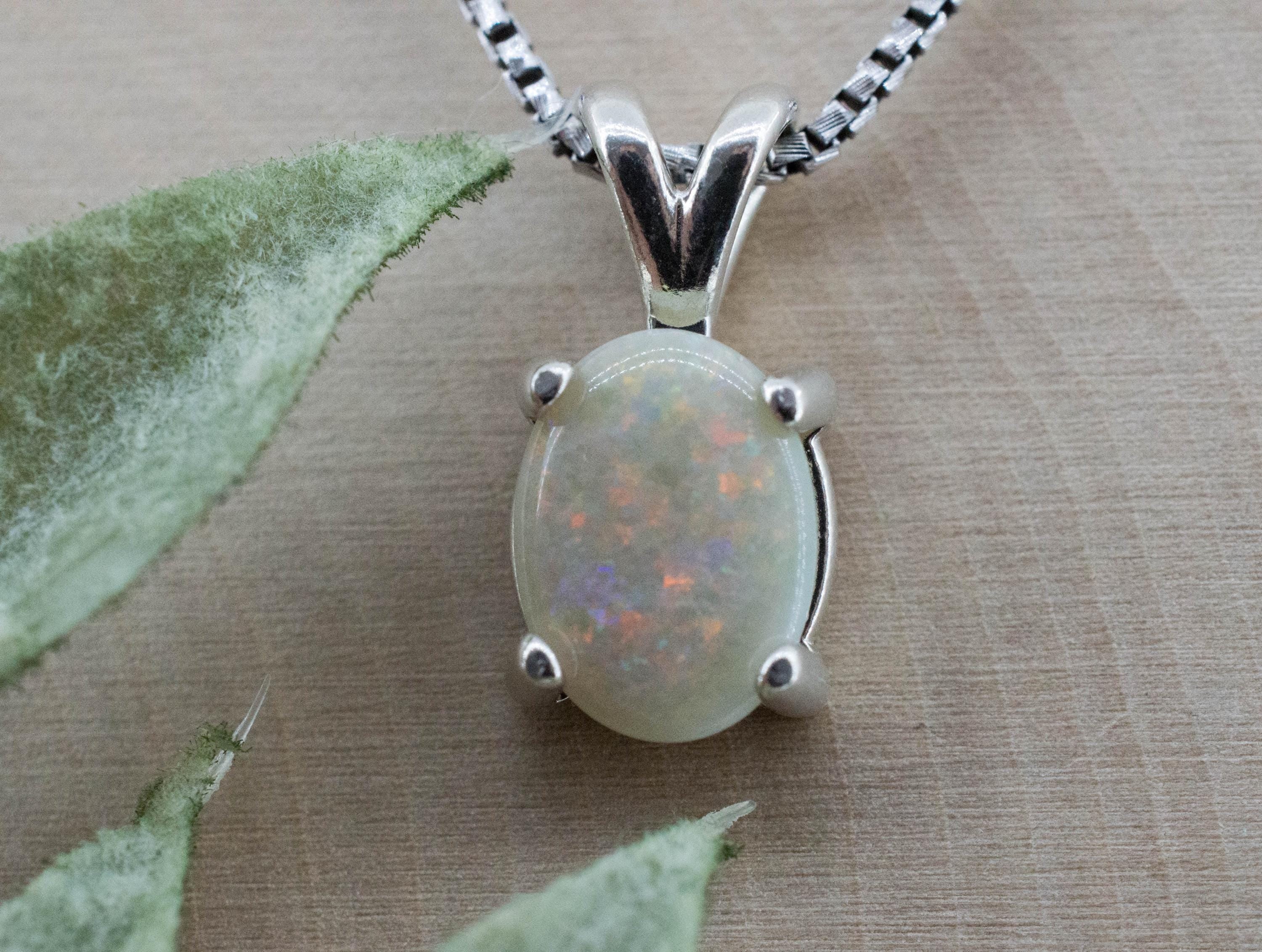 Opal Pendant, Natural Untreated Australian Opal; 1.620cts - Mark Oliver Gems