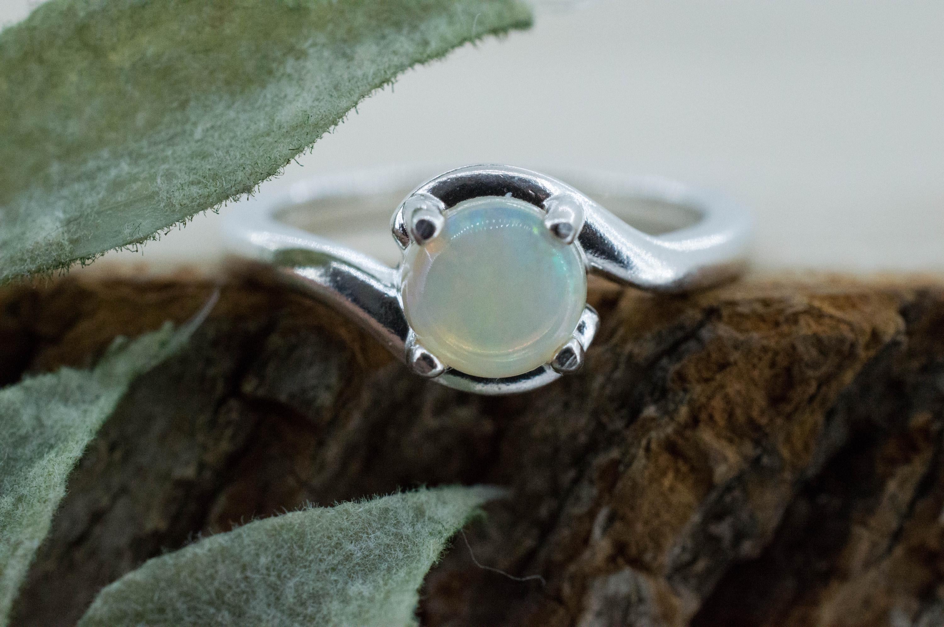 Opal Ring, Natural Untreated Australian Opal; 0.620cts - Mark Oliver Gems