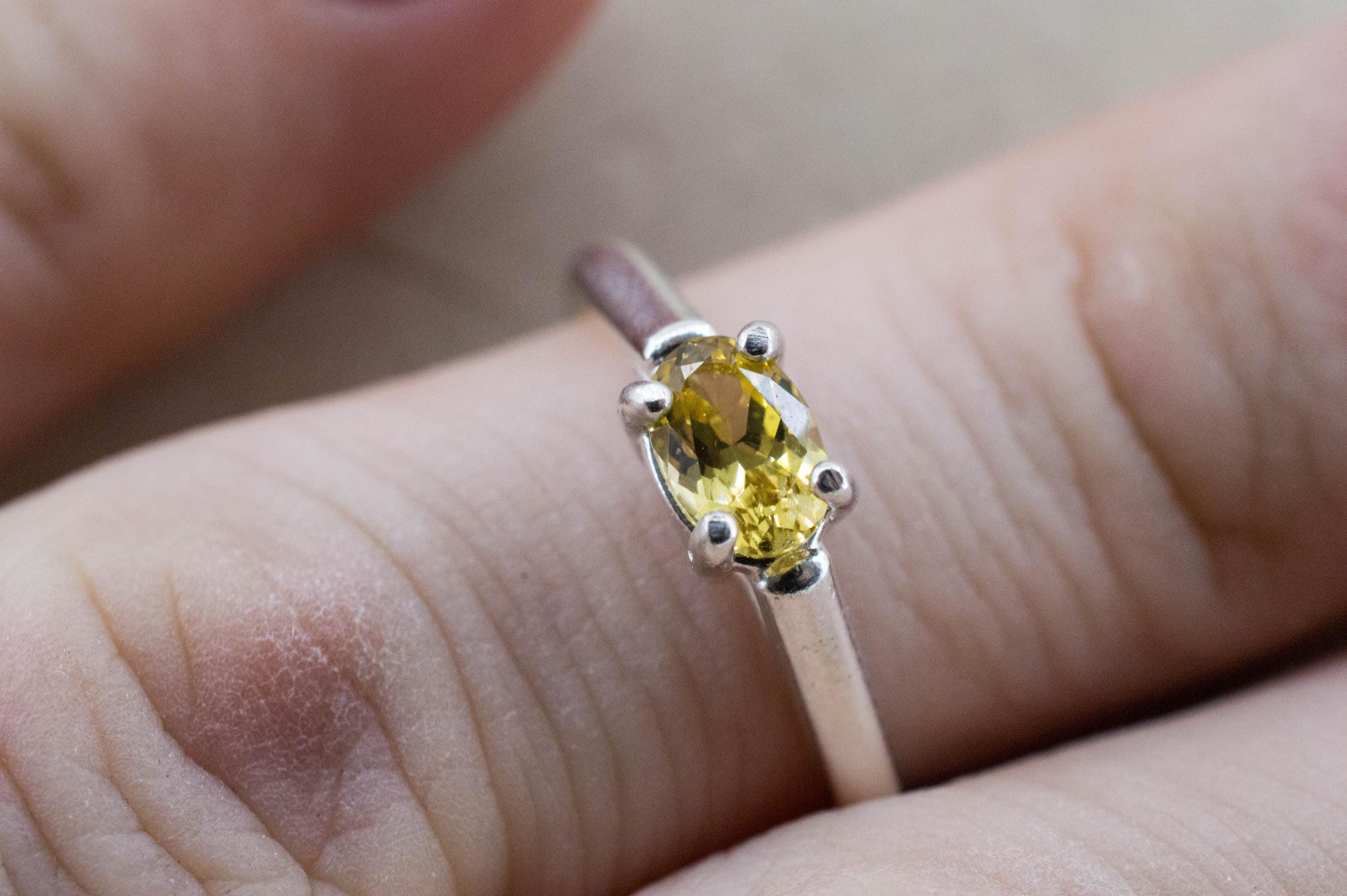 Grossular Garnet Ring, Natural Untreated Tanzania Garnet; 0.685cts - Mark Oliver Gems