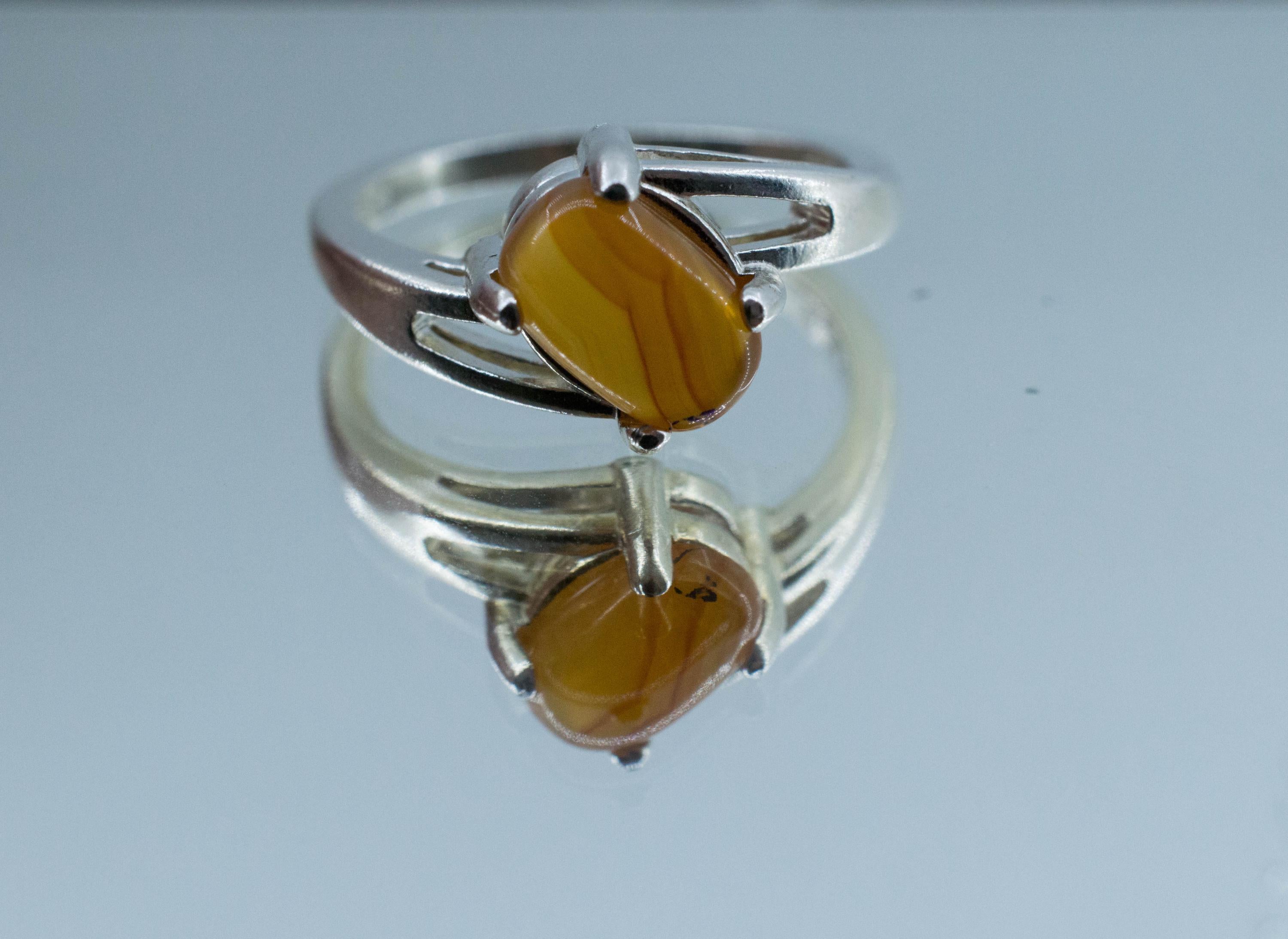 Carnelian Ring, Natural Untreated New Jersey Carnelian; 1.440cts - Mark Oliver Gems