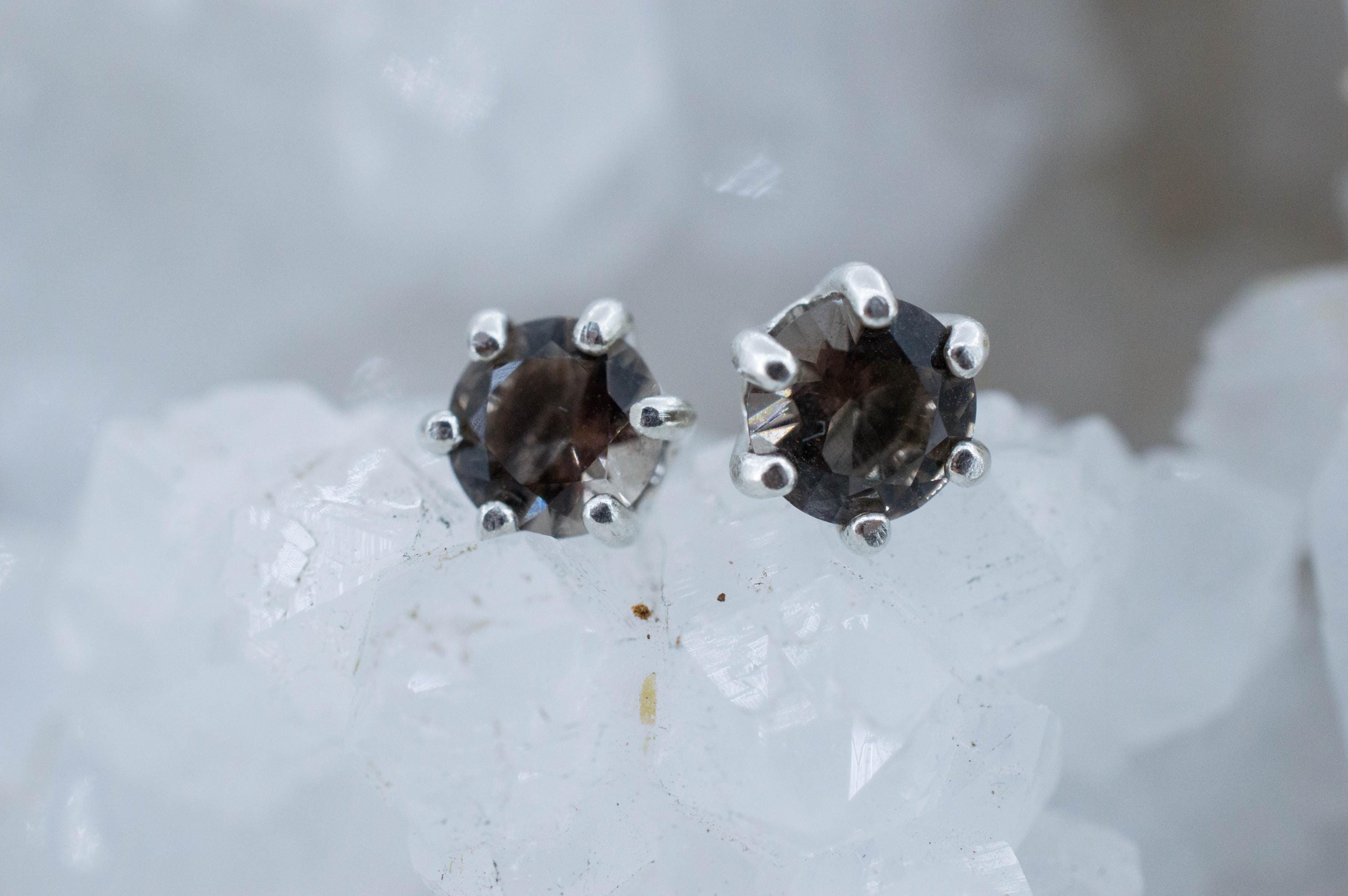 Colombianite Earrings; Natural Untreated Colombia Pseudotektite; 1.075cts - Mark Oliver Gems