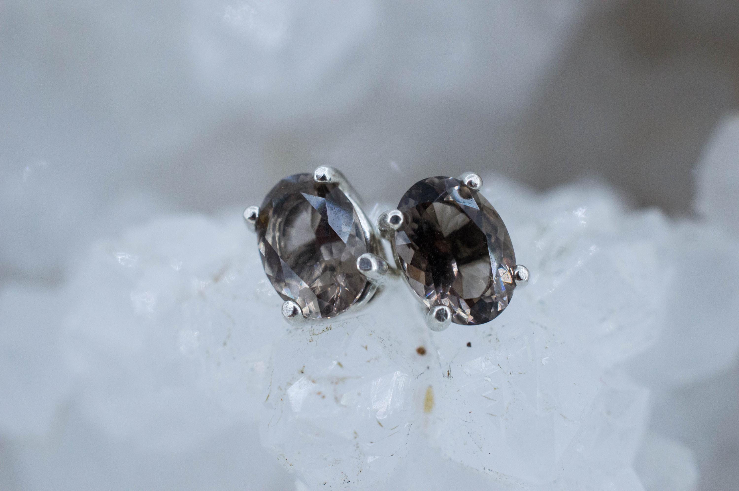 Colombianite Earrings; Natural Untreated Colombia Pseudotektite; 1.165cts - Mark Oliver Gems