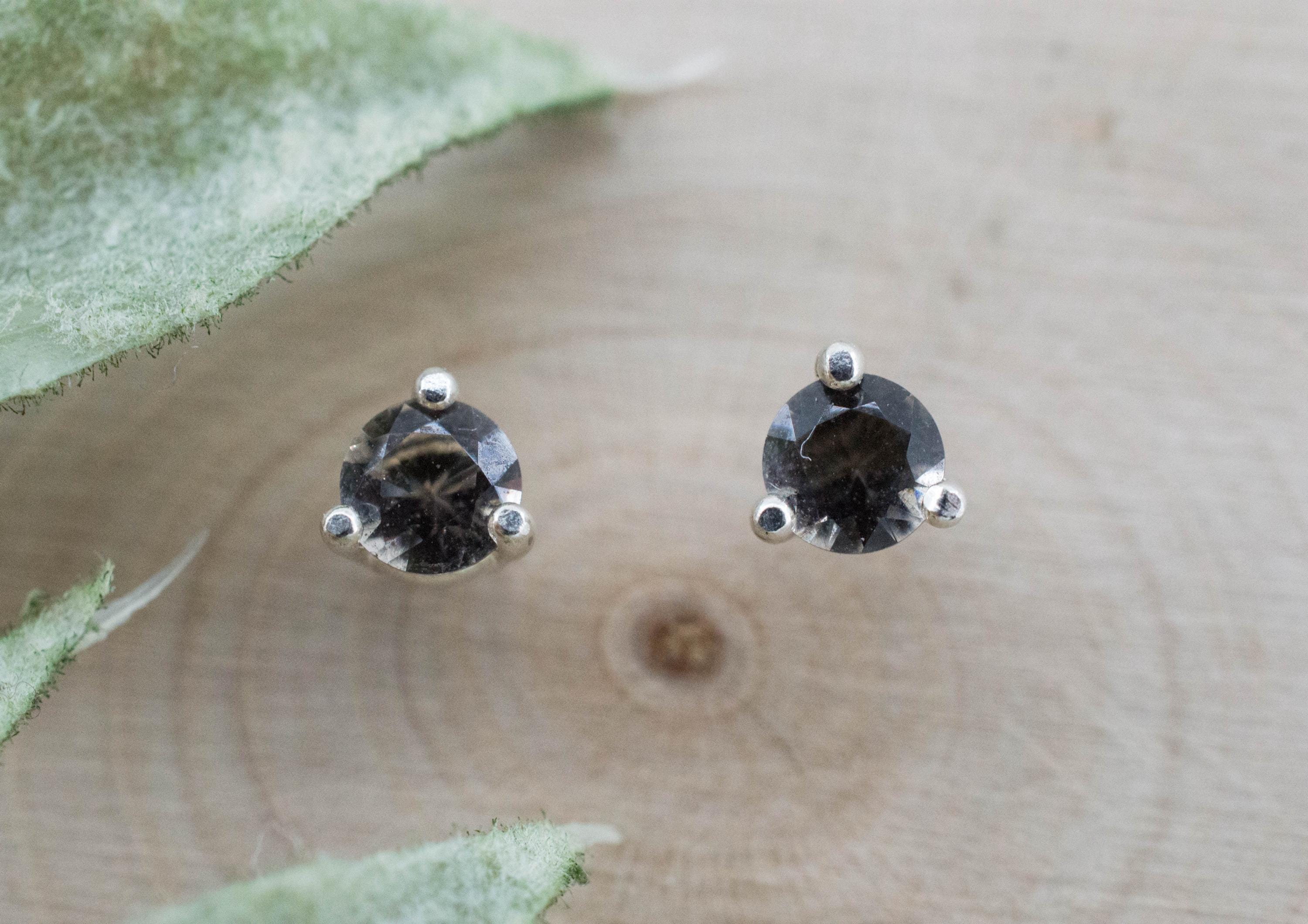 Colombianite Earrings; Natural Untreated Colombia Pseudotektite; 0.360cts - Mark Oliver Gems