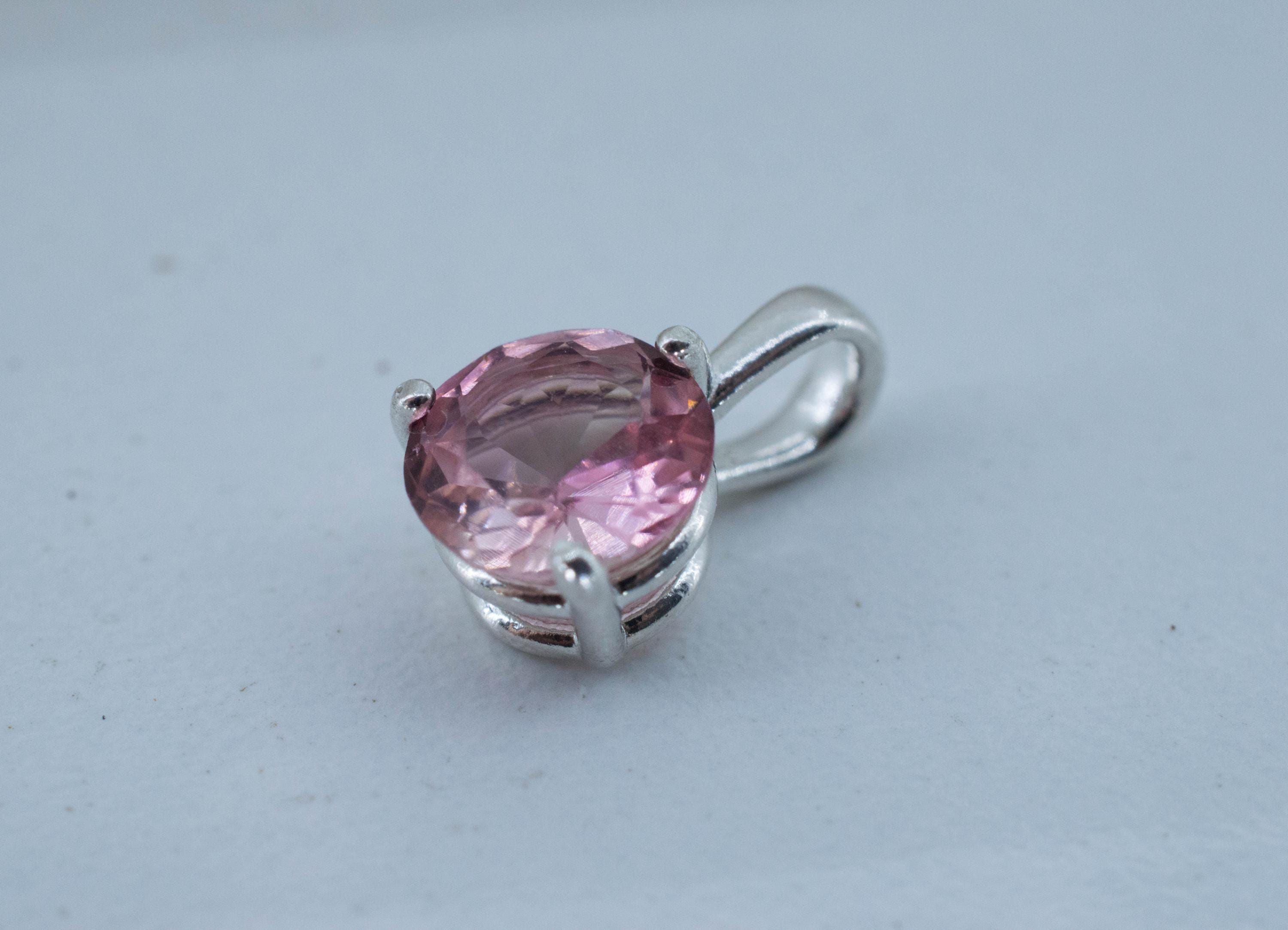 Pink Tourmaline Pendant; Natural Untreated Brazil Tourmaline; 1.755cts - Mark Oliver Gems