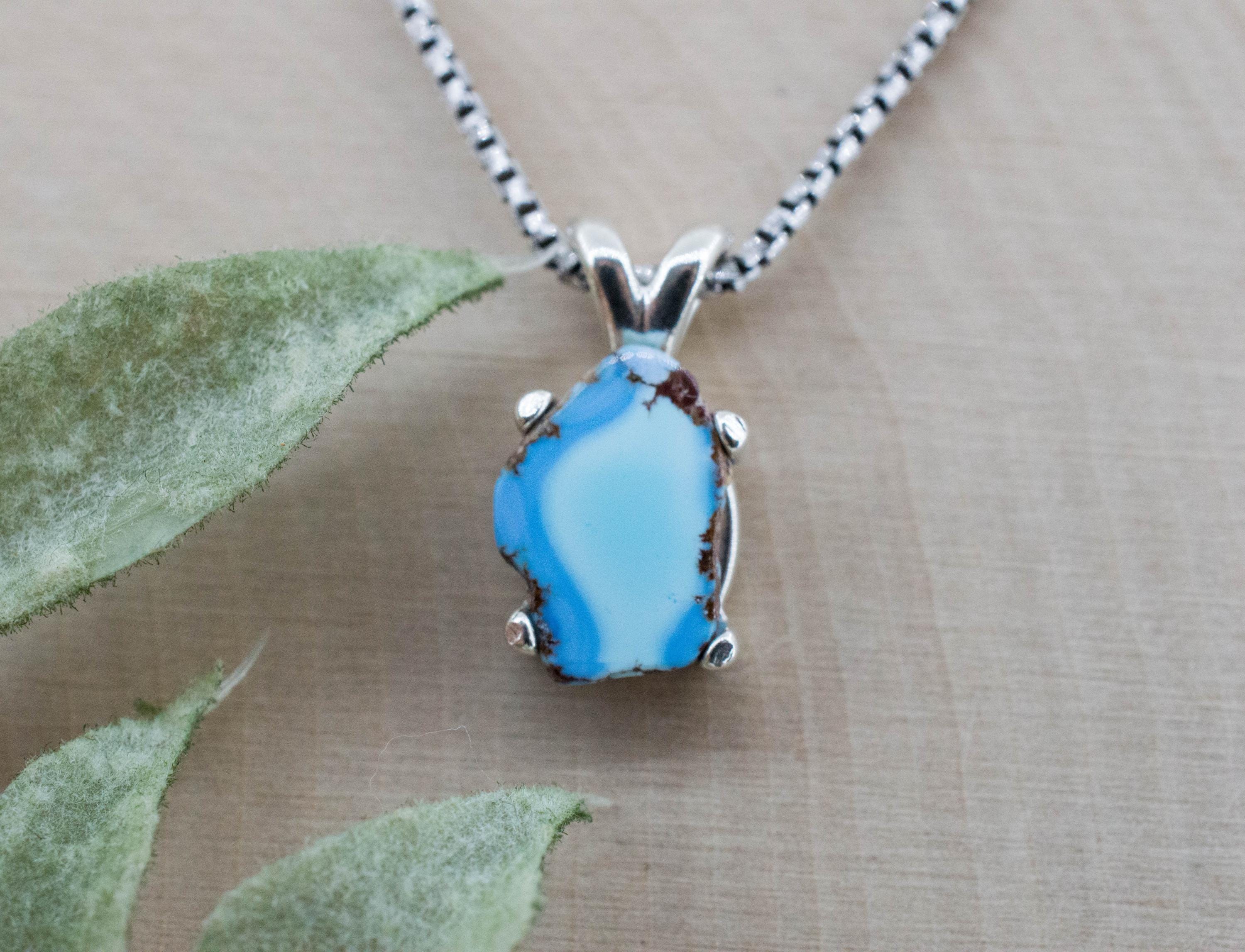 Golden Hills Turquoise Pendant, Natural Untreated Kazakhstan Turquoise; 2.145cts - Mark Oliver Gems