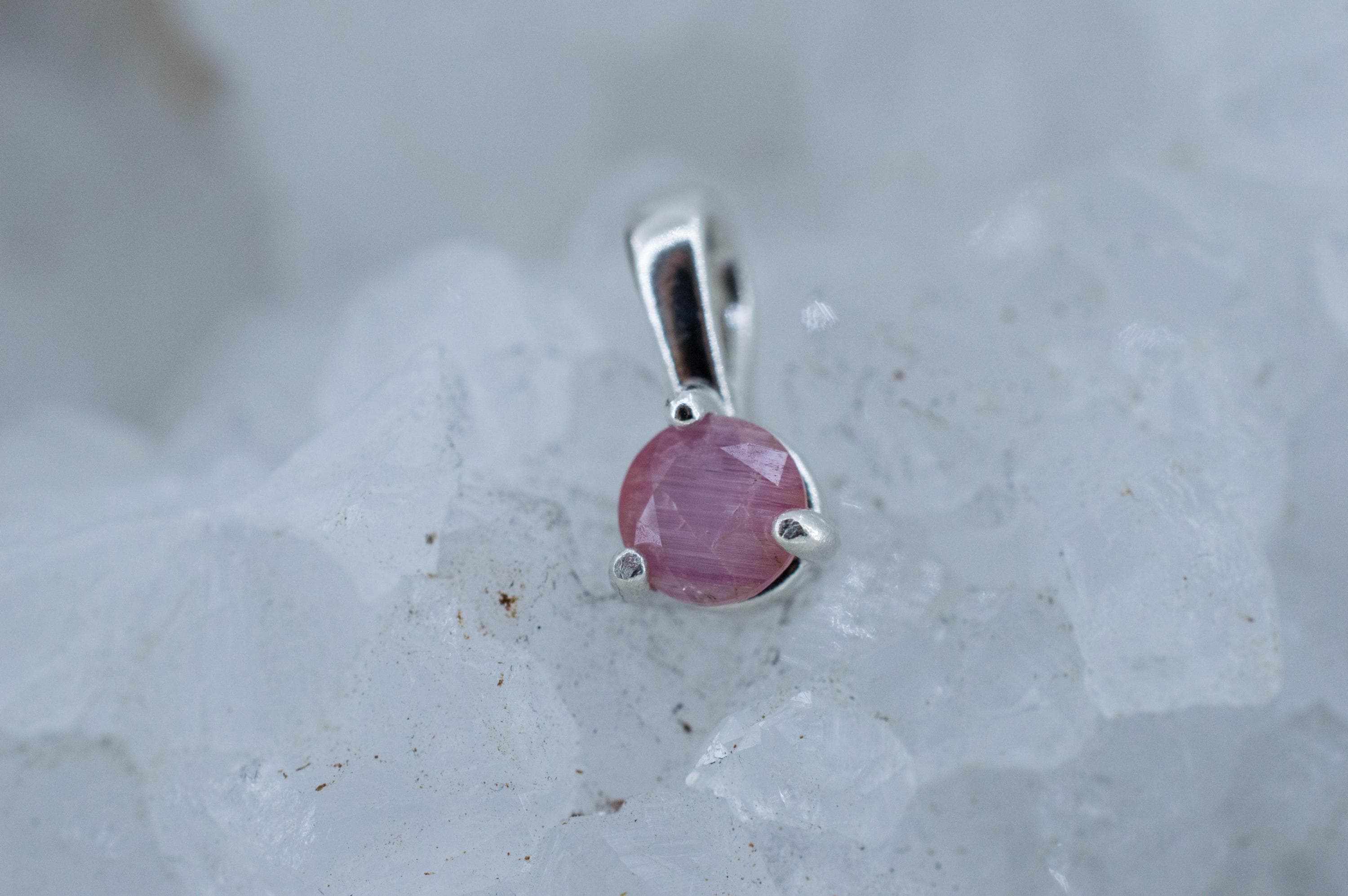 Pezzottaite Pendant, Natural Untreated Madagascar Pezzottaite; 0.440cts - Mark Oliver Gems