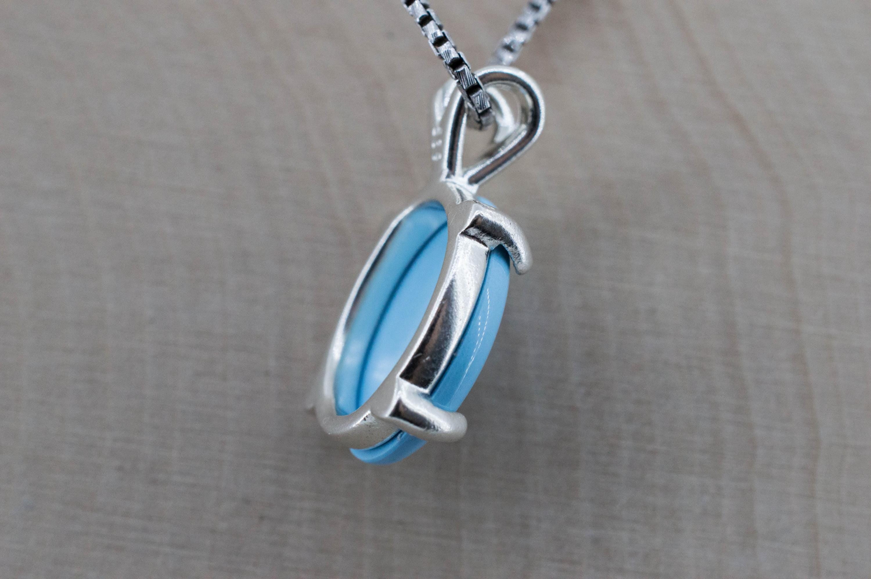 Golden Hills Turquoise Pendant, Natural Untreated Kazakhstan Turquoise; 4.930cts - Mark Oliver Gems
