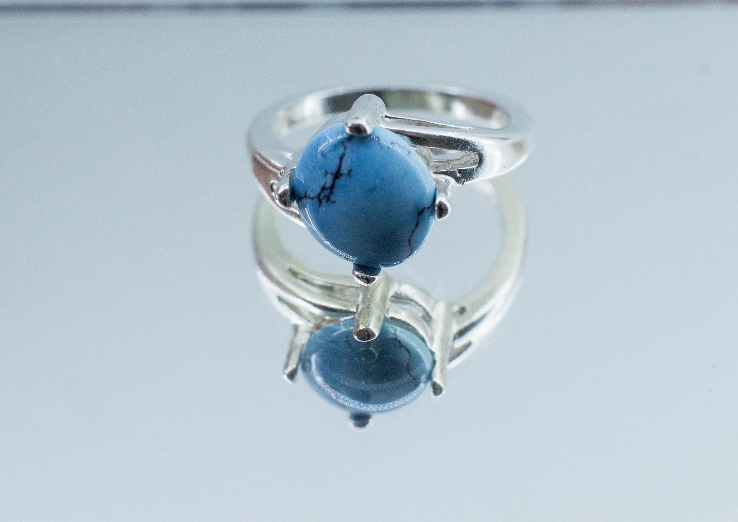 Golden Hills Turquoise Ring; Natural Untreated Kazakhstan Turquoise; 1.900cts - Mark Oliver Gems