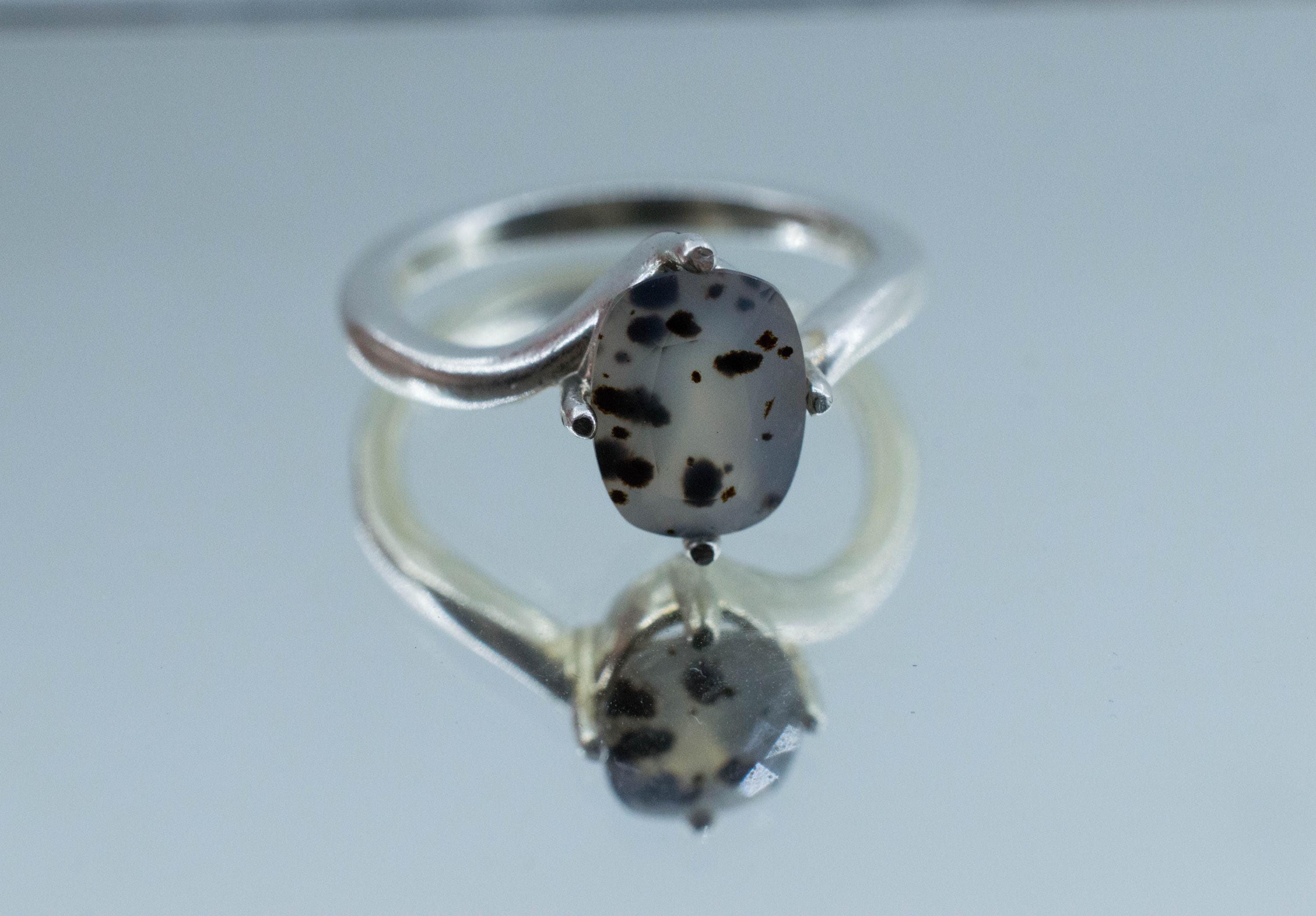 Montana Moss Agate Ring; Genuine Untreated USA Agate; 1.550cts - Mark Oliver Gems