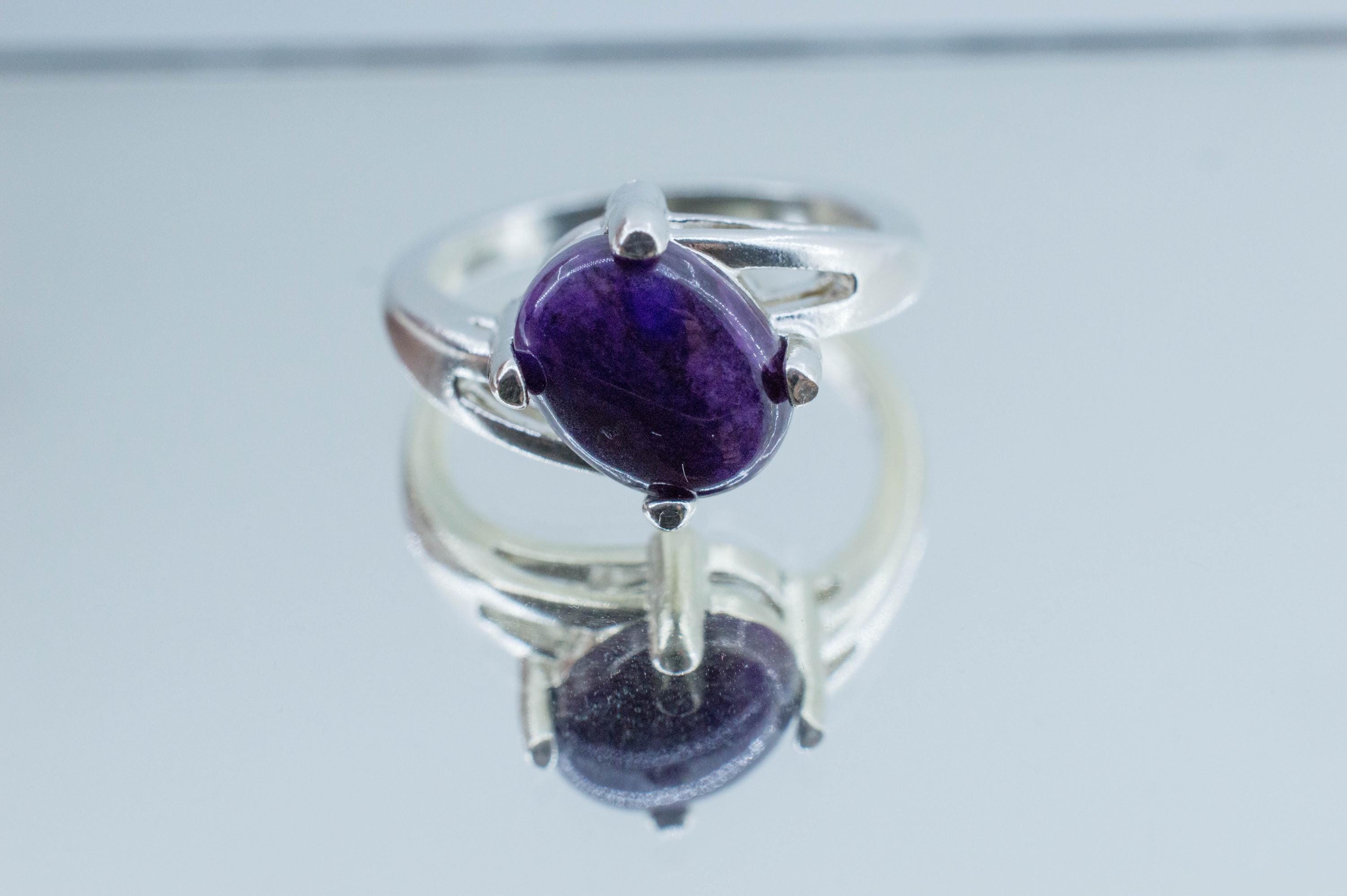 Sugilite Ring, Natural Untreated South African Gem Sugilite; 2.280cts - Mark Oliver Gems