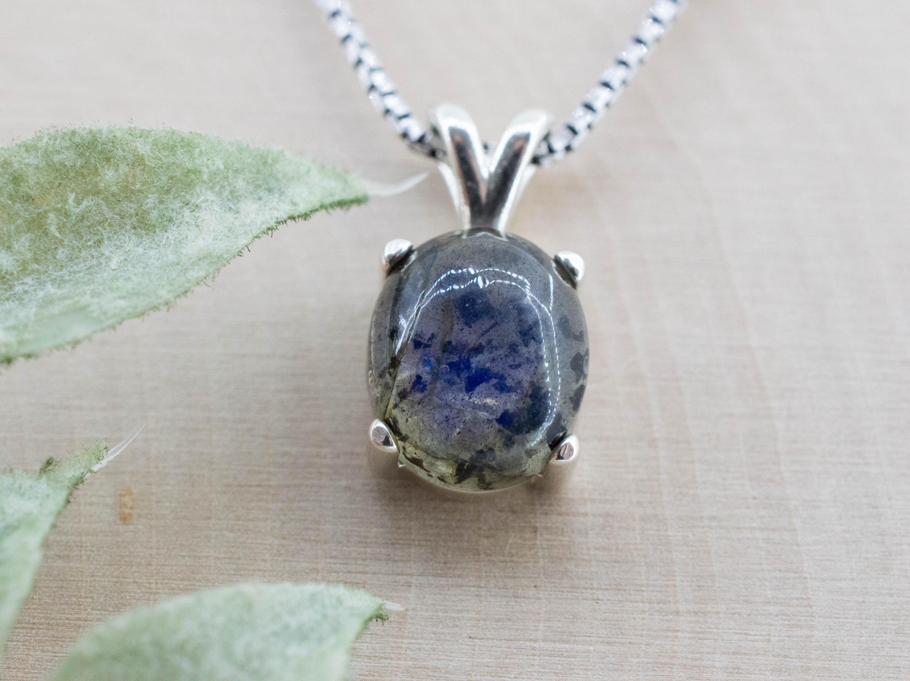 Labradorite Pendant; Natural Untreated Madagascar Labradorite; 5.380cts - Mark Oliver Gems