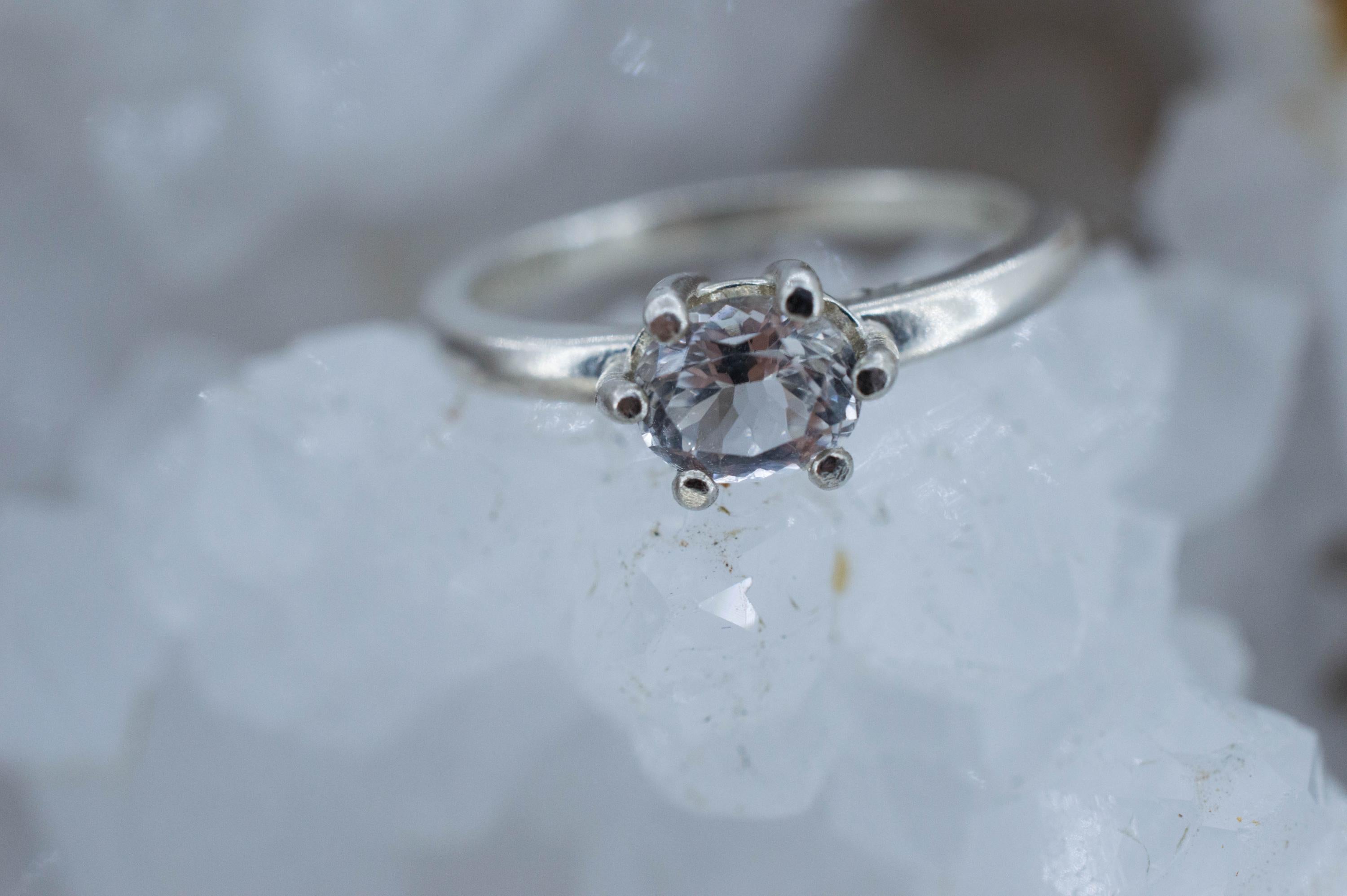 Phenakite Ring; Natural Untreated Ukraine Phenakite; 0.640cts - Mark Oliver Gems