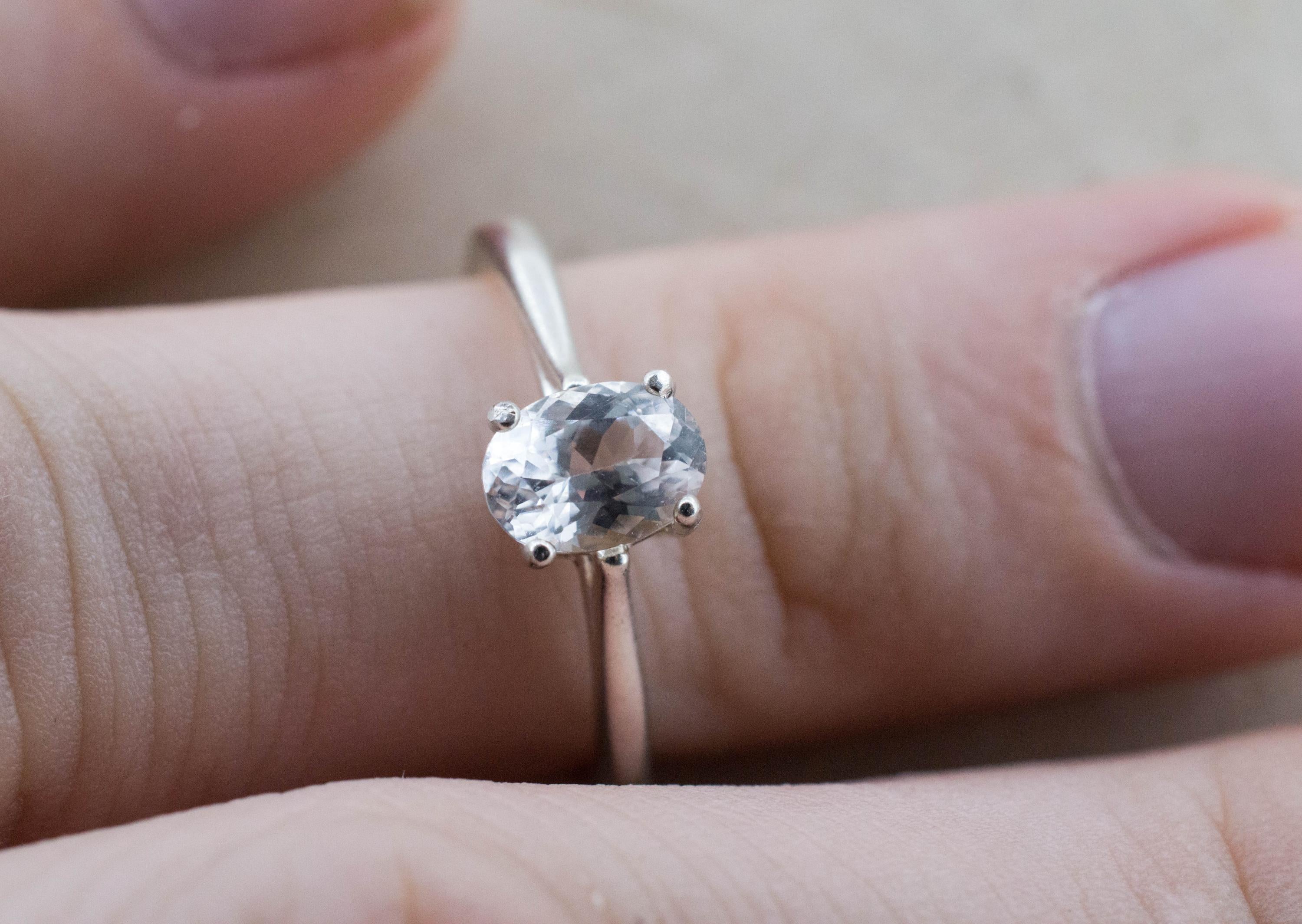 Phenakite Ring; Natural Untreated Ukraine Phenakite; 0.800cts - Mark Oliver Gems
