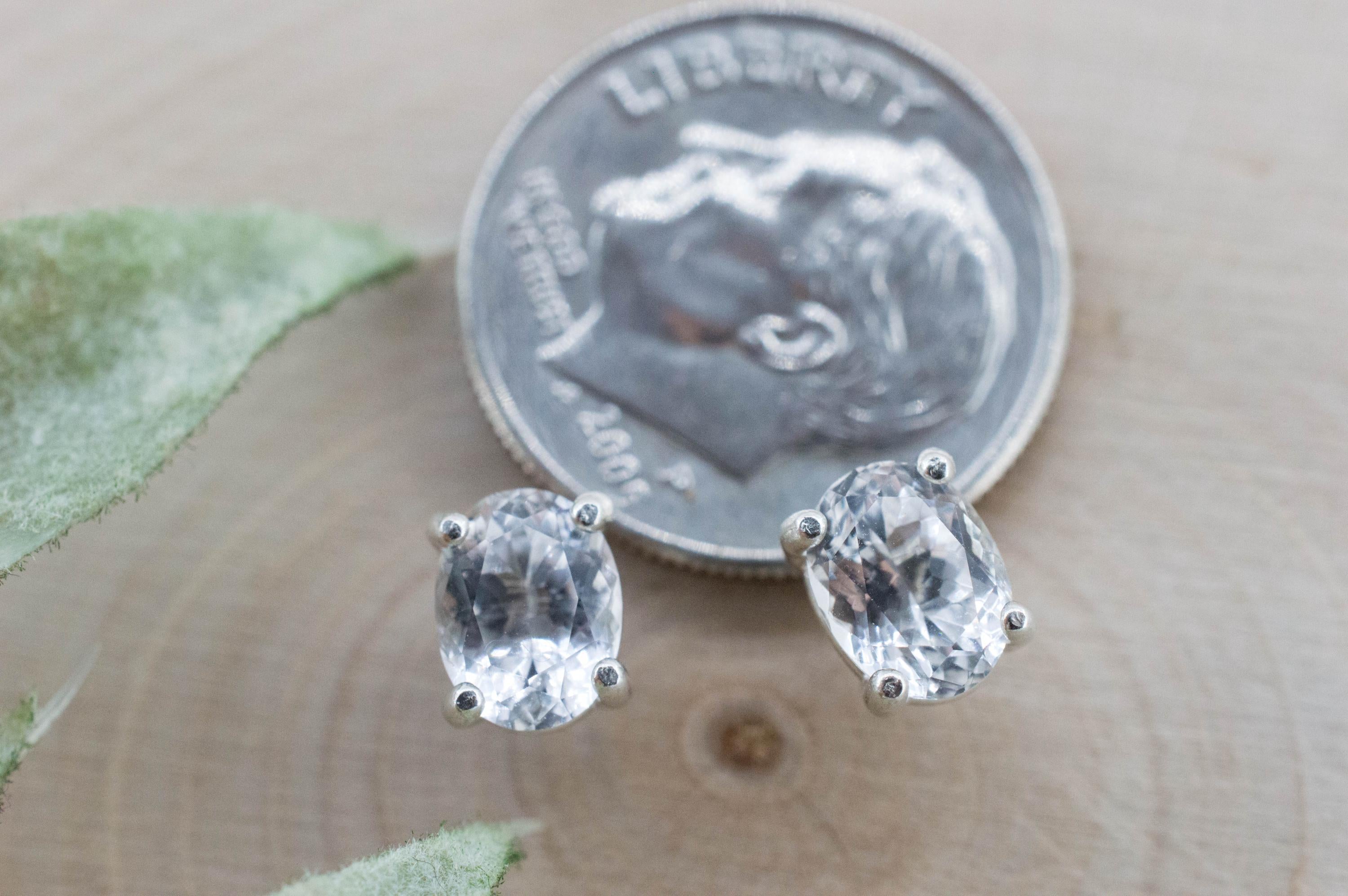 Phenakite Earrings; Natural Untreated Ukraine Phenakite; 1.500cts - Mark Oliver Gems