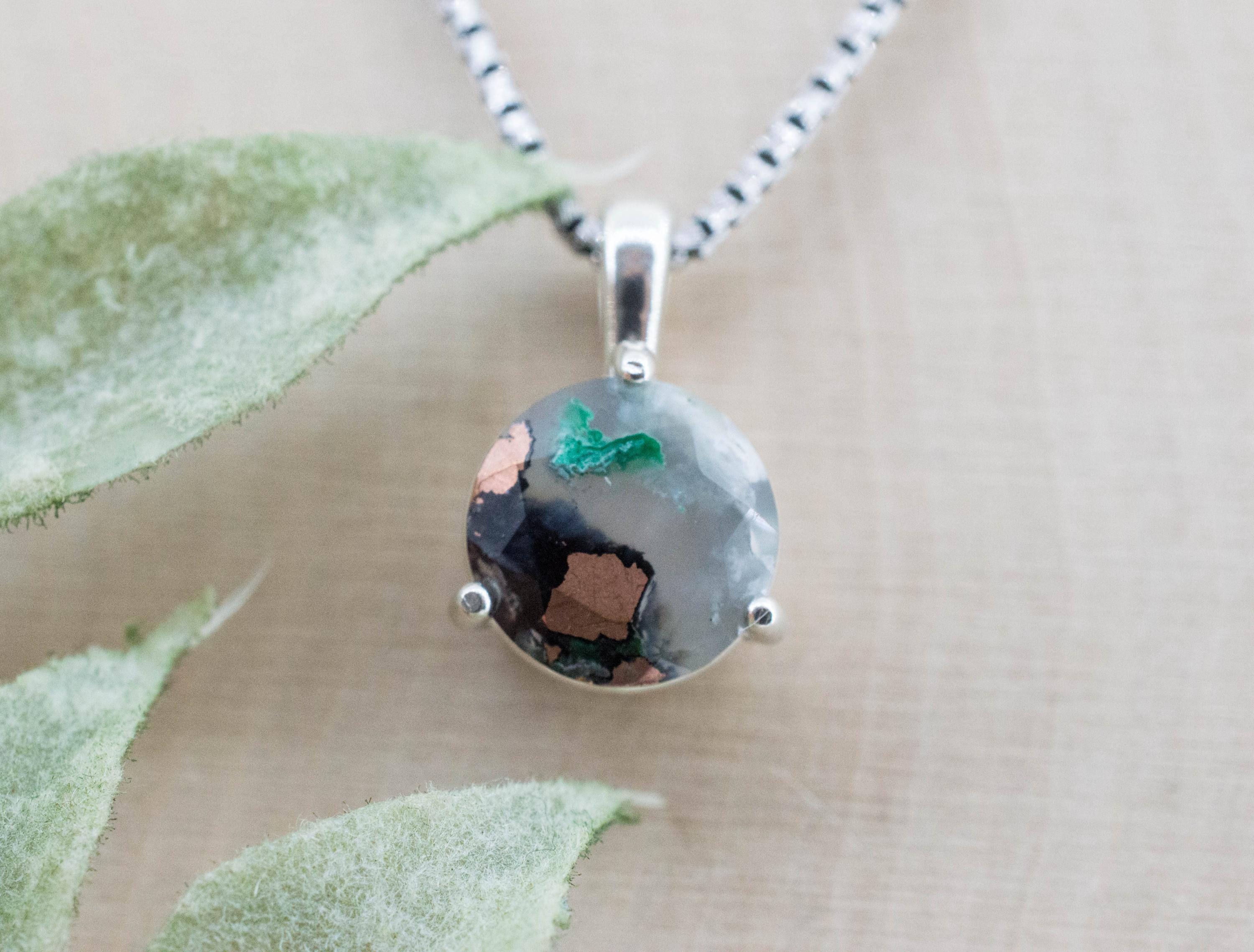 Aquadite™ Pendant; Natural Untreated Indonesia Copper Chalcedony; 4.725cts - Mark Oliver Gems