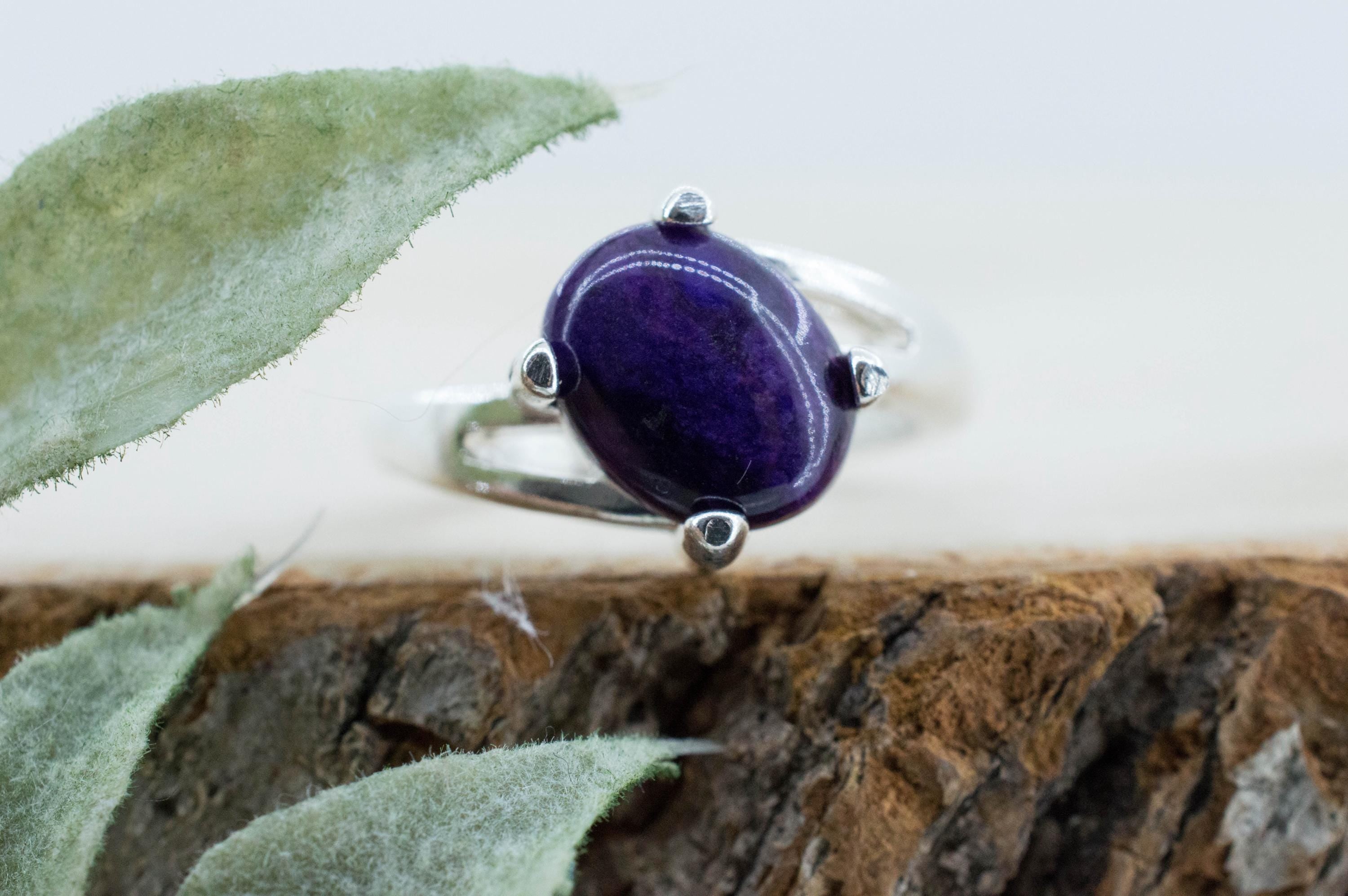 Sugilite Ring, Natural Untreated South African Gem Sugilite; 2.280cts - Mark Oliver Gems
