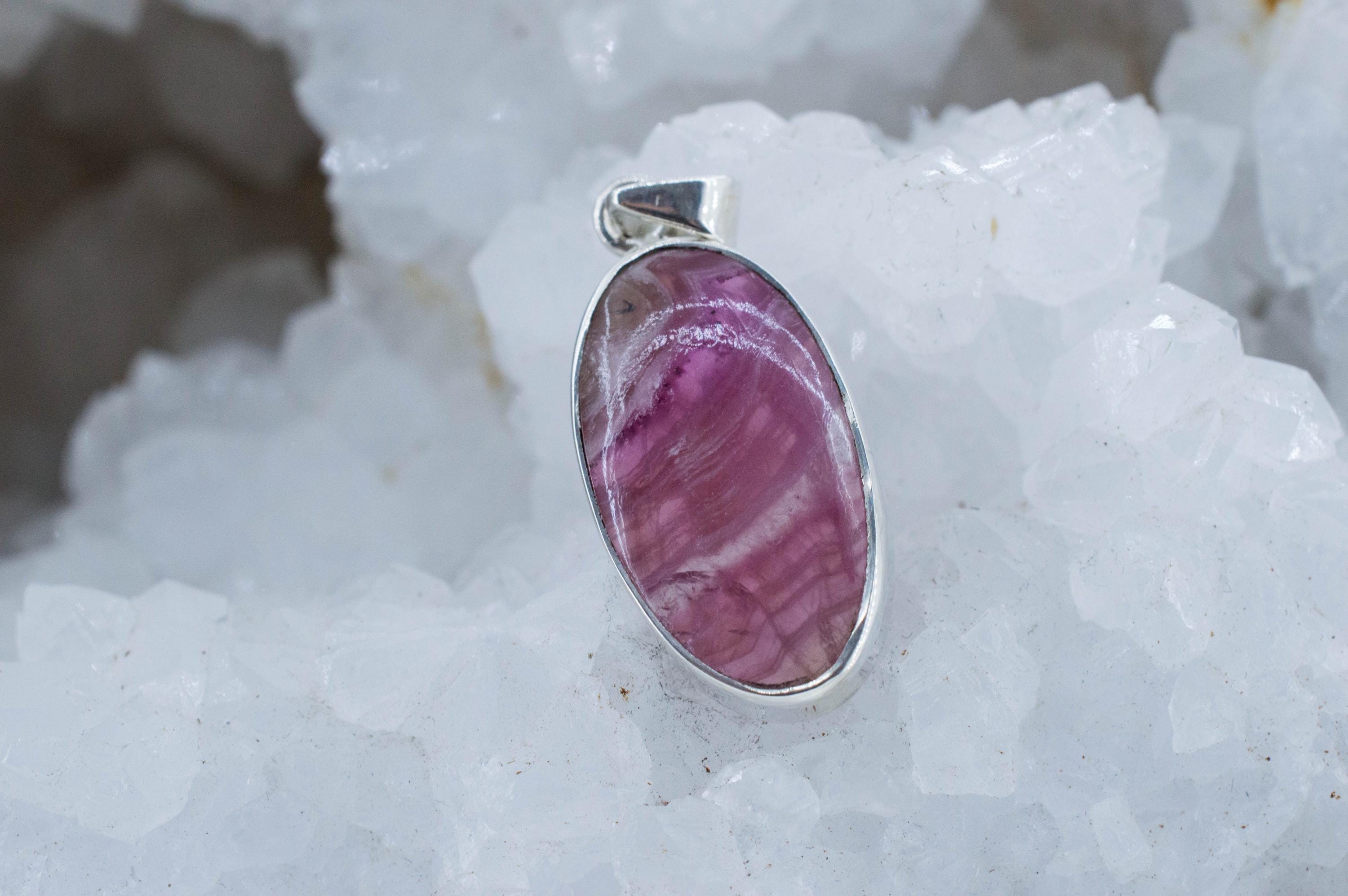 Cobalt Calcite Pendant, Natural and Untreated Congo Cobalto Calcite; 10.345cts - Mark Oliver Gems