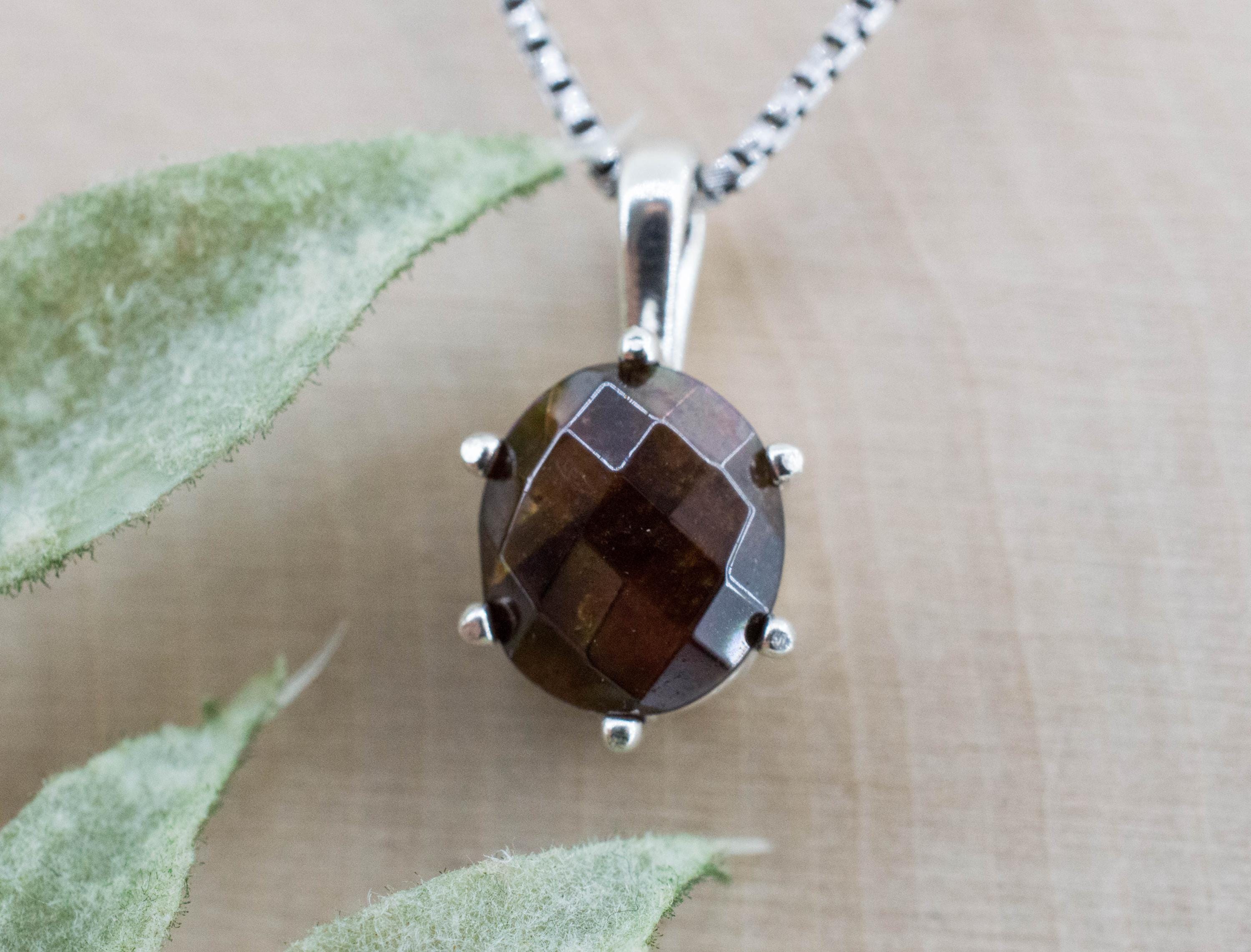 Rainbow Garnet Pendant, Natural Untreated Japan Andradite Garnet; 4.740cts - Mark Oliver Gems