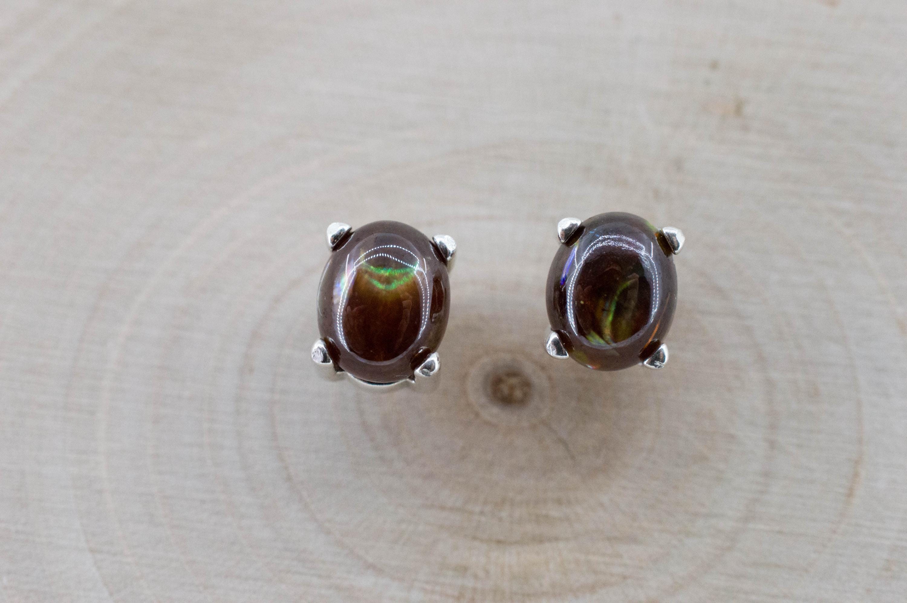 Rainbow Garnet Earrings, Natural Untreated Japan Andradite Garnet; 3.170cts - Mark Oliver Gems