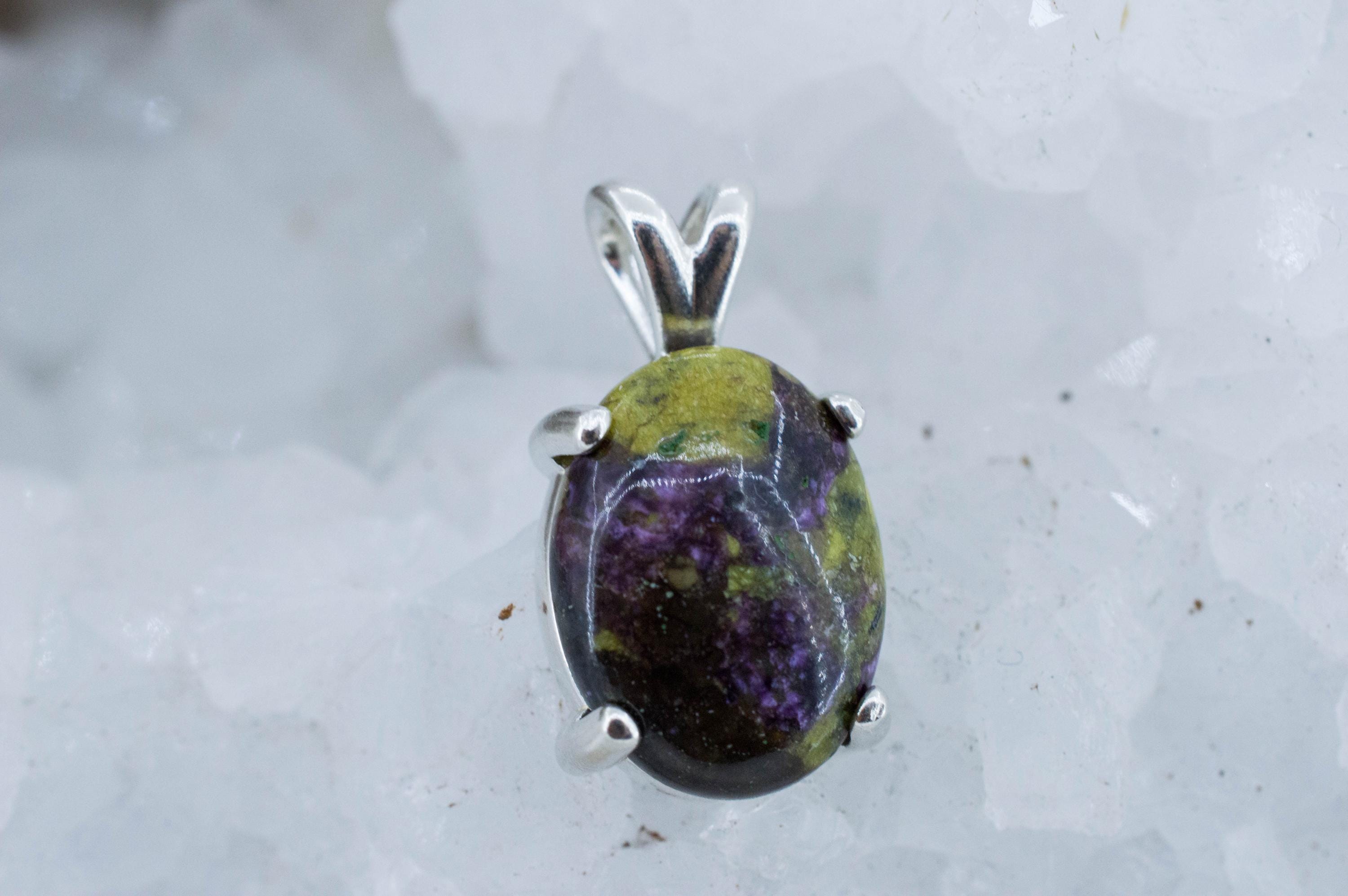 Stichtite Pendant; Natural Untreated Australia Atlantisite; 5.615cts