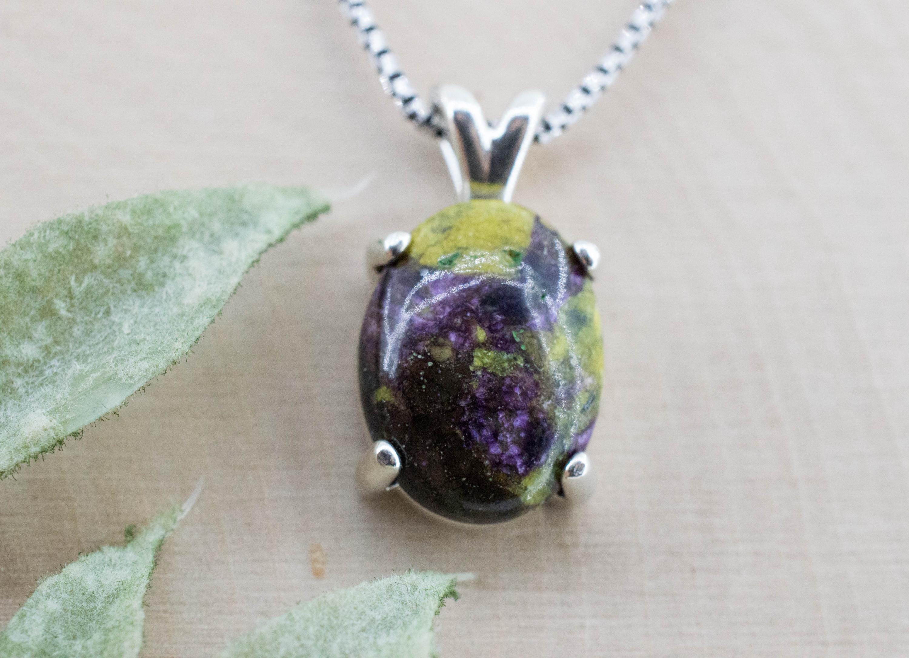 Stichtite Pendant; Natural Untreated Australia Atlantisite; 5.615cts