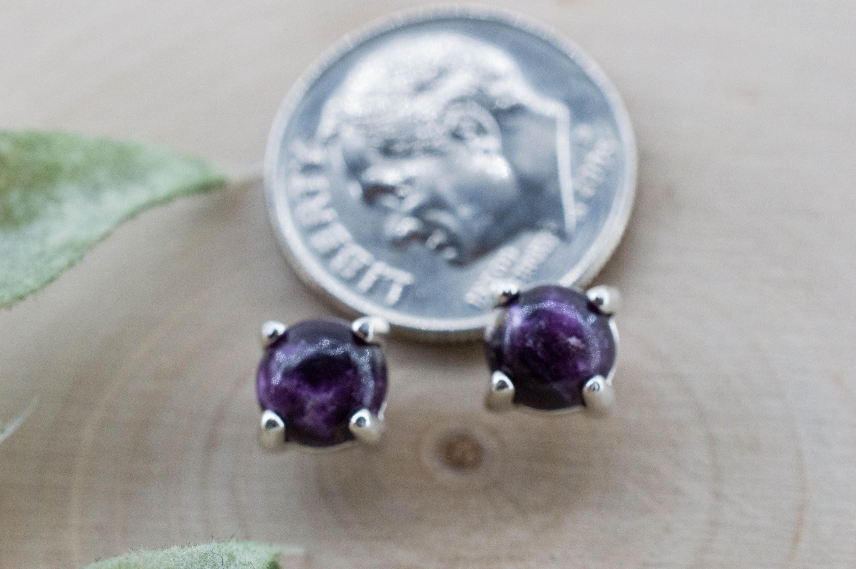 Stichtite Earrings; Genuine Untreated Australian Atlantisite 1.060cts