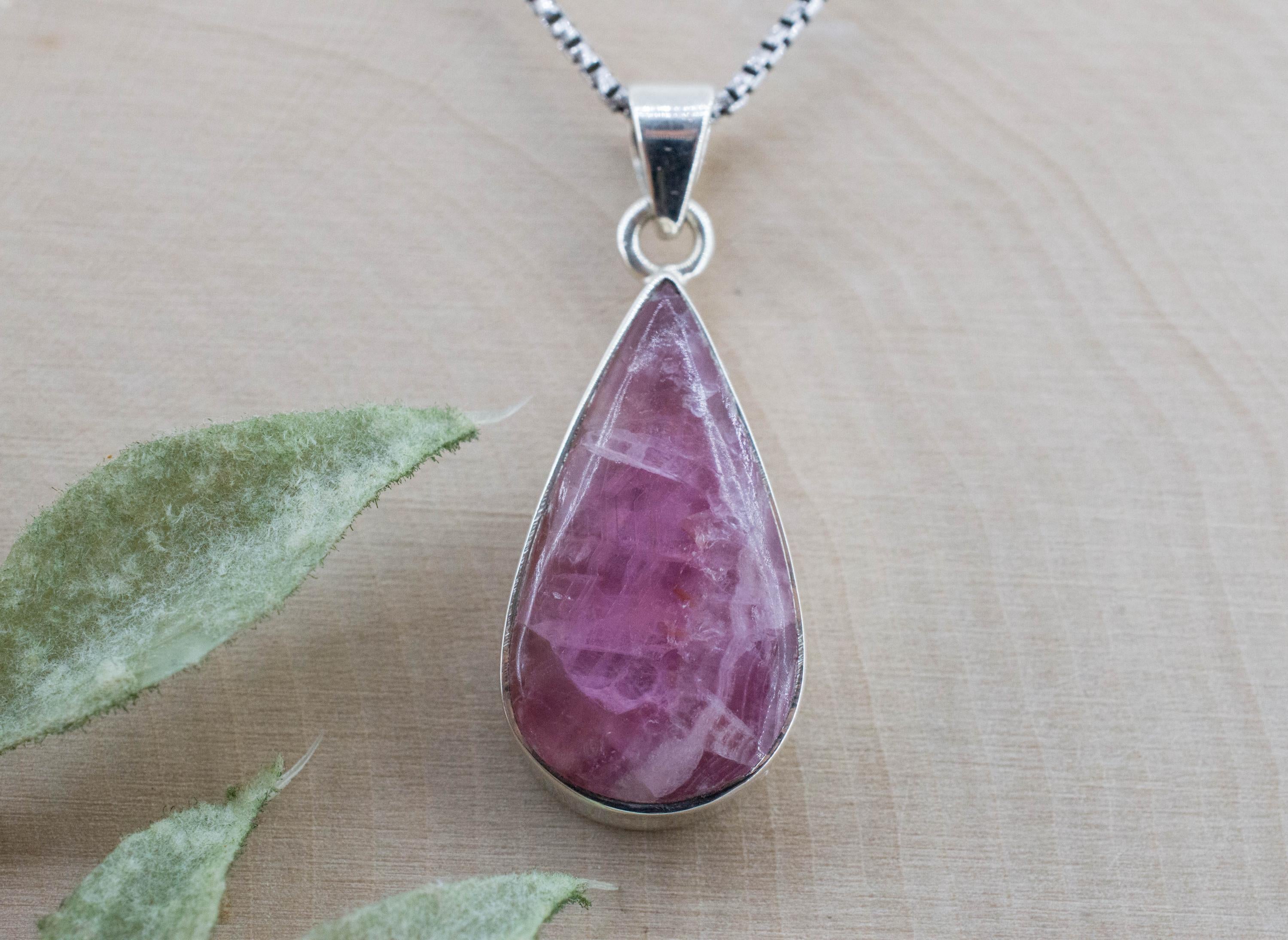 Cobalt Calcite Pendant, Natural and Untreated Congo Cobalto Calcite; 8.195cts - Mark Oliver Gems