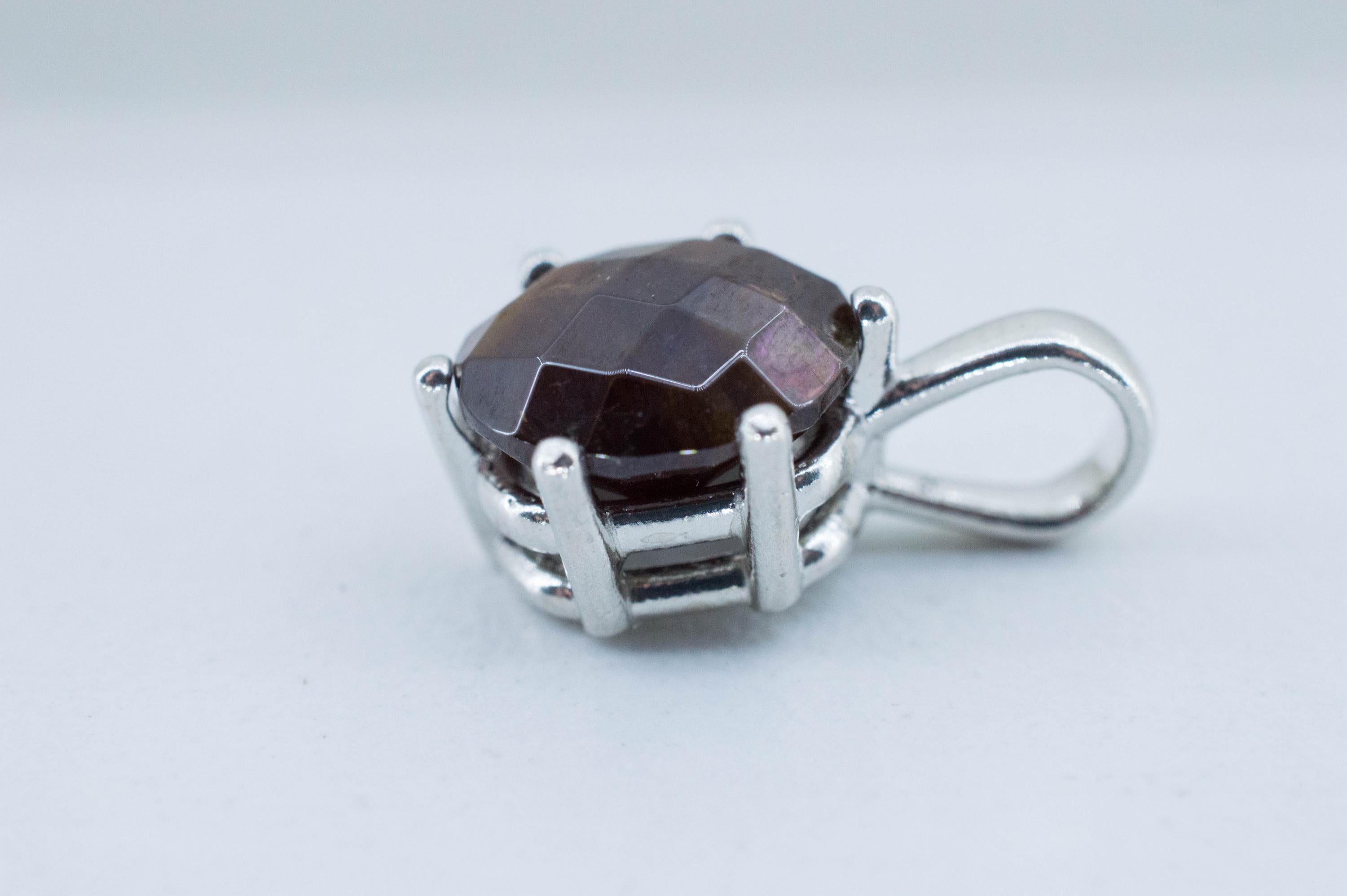 Rainbow Garnet Pendant, Natural Untreated Japan Andradite Garnet; 4.740cts - Mark Oliver Gems